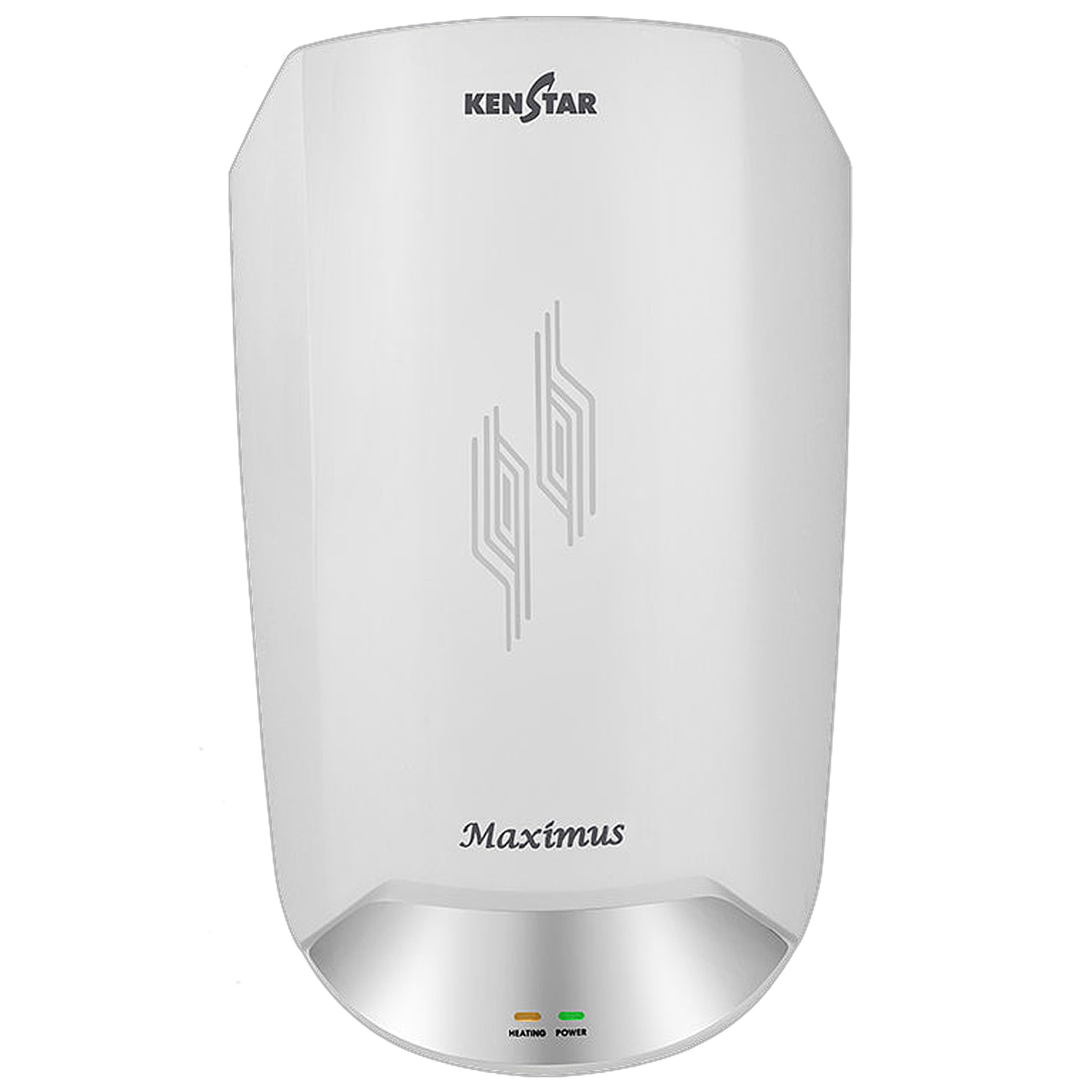 Kenstar Maximus, 5.9L Instant Vertical Water Heater, Durable Plastic Body(White) Rust & Shock Proof, Auto Cut-Off, Auto Thermostat, Red To Green LED - Image 1