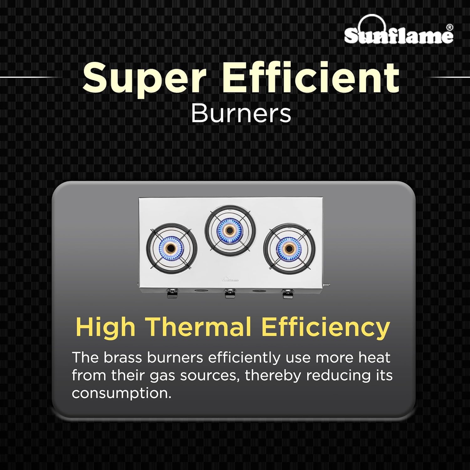 Sunflame Free-standing Cooktop BONUS 3B DX - Image 5