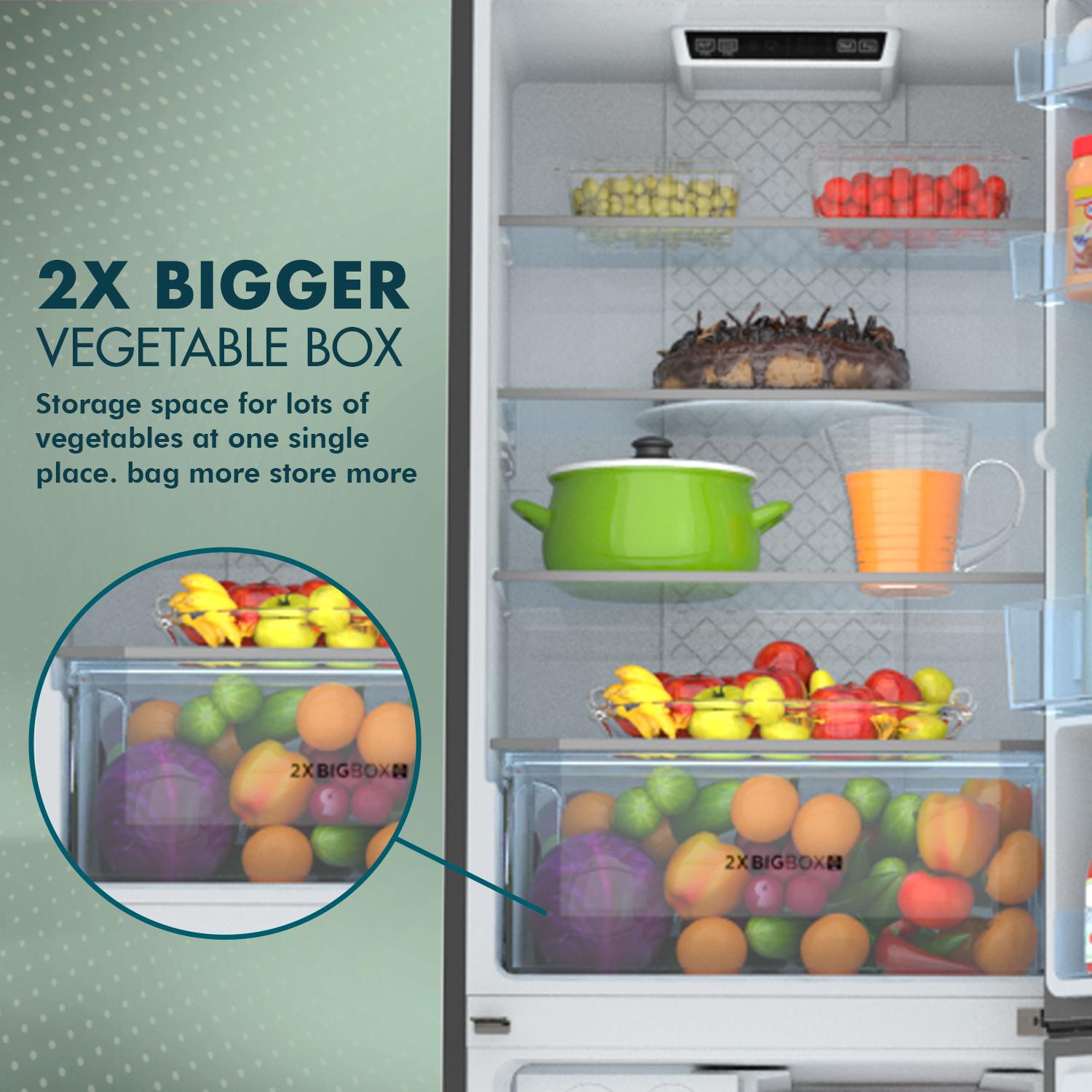 Haier Bottom Freezer Refrigerator HRB-2872BSI-P - Image 8