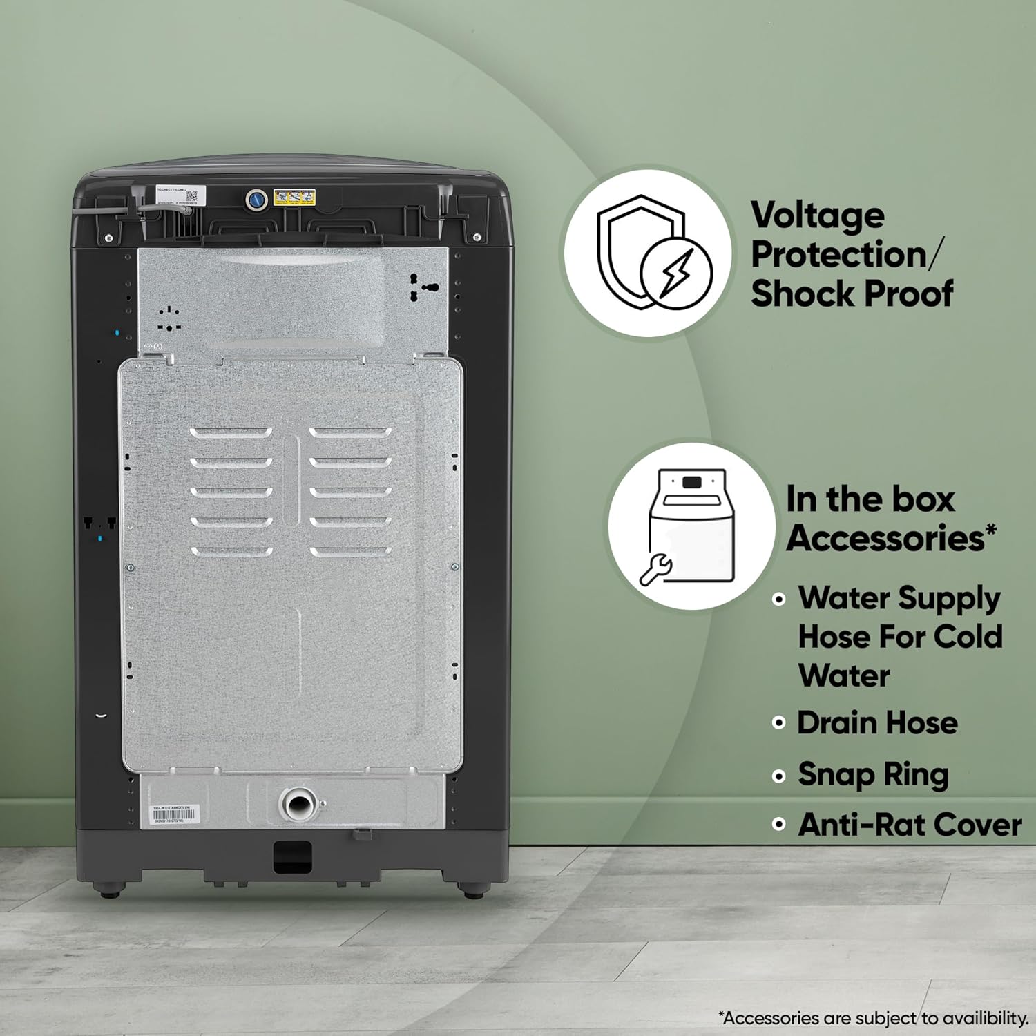 LG 9 KG Fully Automatic Top Load Machine with Smart Inverter Motor, Auto Tub Clean and Smart Diagnostics, Middle Black, T90AJMB1Z LG 9 KG Fully Automatic Top Load Machine with Smart Inverter Motor, Auto Tub Clean and Smart Diagnostics, Middle Black, T90AJMB1Z - Image 18