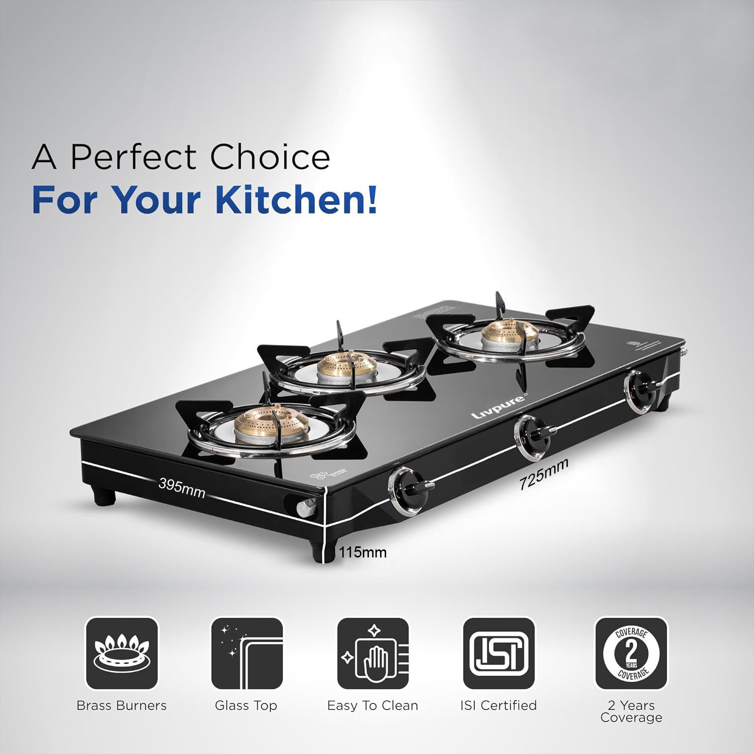 Livpure Free-standing Cooktop ELVA-3B Livpure Free-standing Cooktop ELVA-3B - Image 7