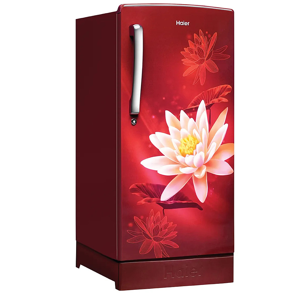 Haier 175 Litre 2 Star Single Door Refrigerator, Red Lotus, HRD-1962PRL-N - Image 2