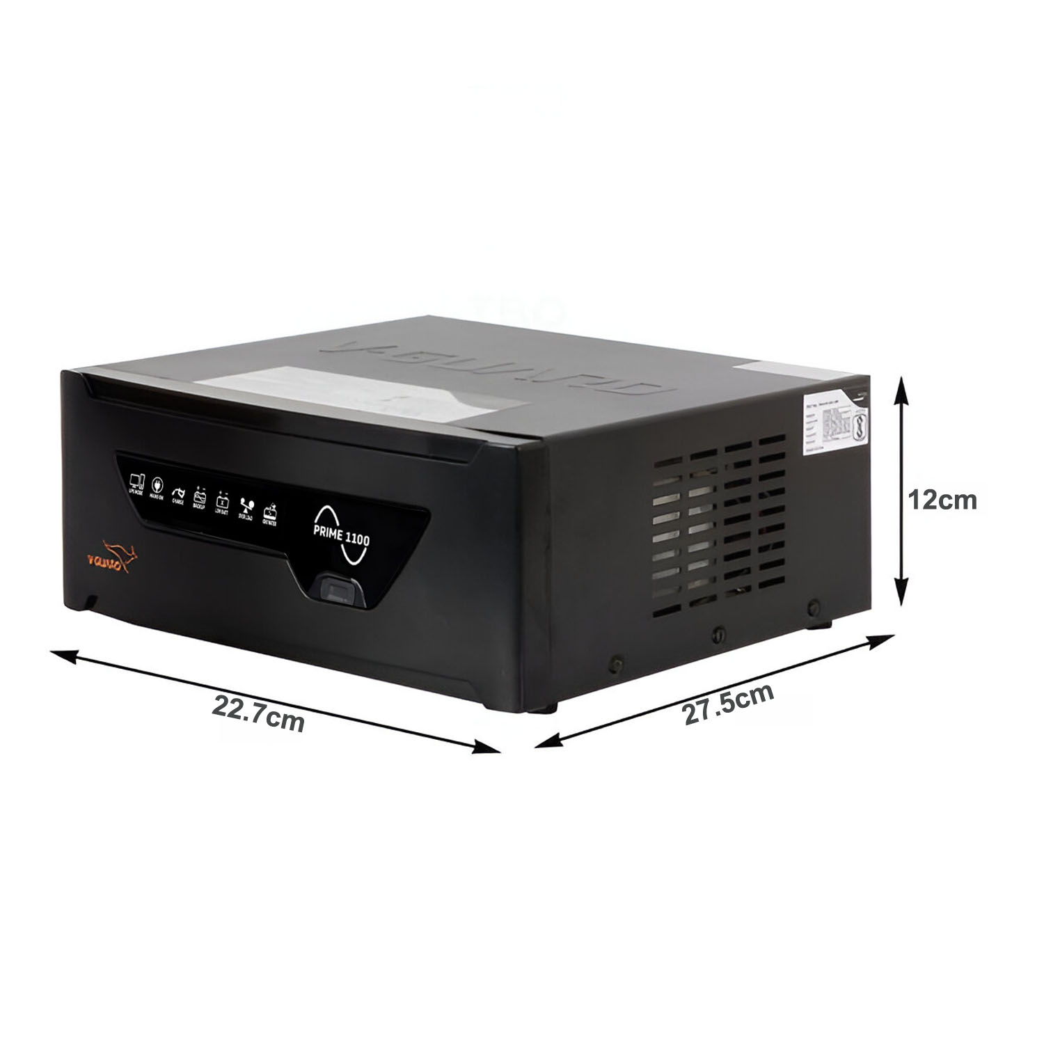 V-Guard 950VA / 12V Pure Sine Wave Inverter for Home, Office & Shop, Reliable Power Backup, LED Display, Easy Installation, Black, Prime 1100 V-Guard 950VA / 12V Pure Sine Wave Inverter for Home, Office & Shop, Reliable Power Backup, LED Display, Easy Installation, Black, Prime 1100 - Image 9