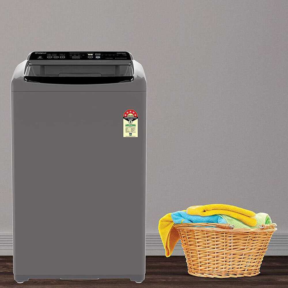 Whirlpool 7.5 KG Fully Automatic Top Load Machine with Hard Water Wash, Zero Pressure Fill and 5 Star Rating, Grey, Whitemagic Elite Plus Whirlpool 7.5 KG Fully Automatic Top Load Machine with Hard Water Wash, Zero Pressure Fill and 5 Star Rating, Grey, Whitemagic Elite Plus - Image 10