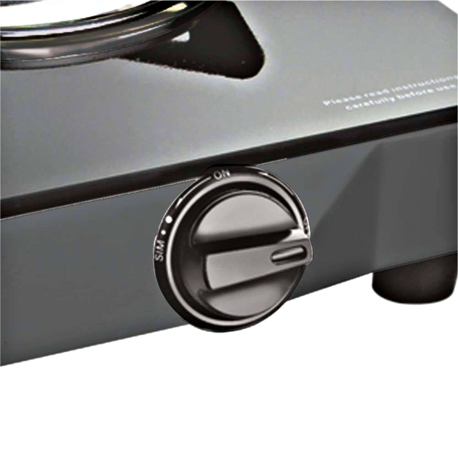 Sunflame Cooktop with 6MM Toughened Glass, Brass Burners and Black Powder Coated Galvanized Steel, LPG Stove GT Crown, Black-2 Brass Burner - Image 3