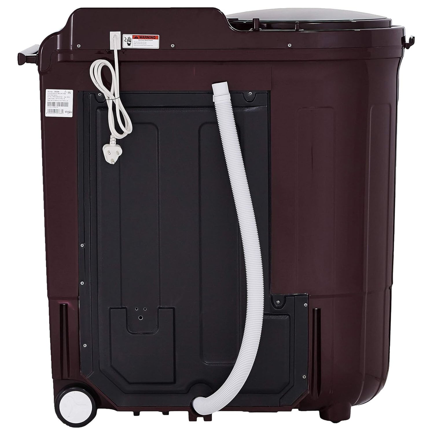 Whirlpool 8.5KG 5 Star Semi-Automatic Washing Machine with Turbo Lint Filter and Faster Drying, Ace Turbo Dry Xtraa-ACE 8.5 TRB DRY XTRAA WINE DZL (10YR) - Image 4