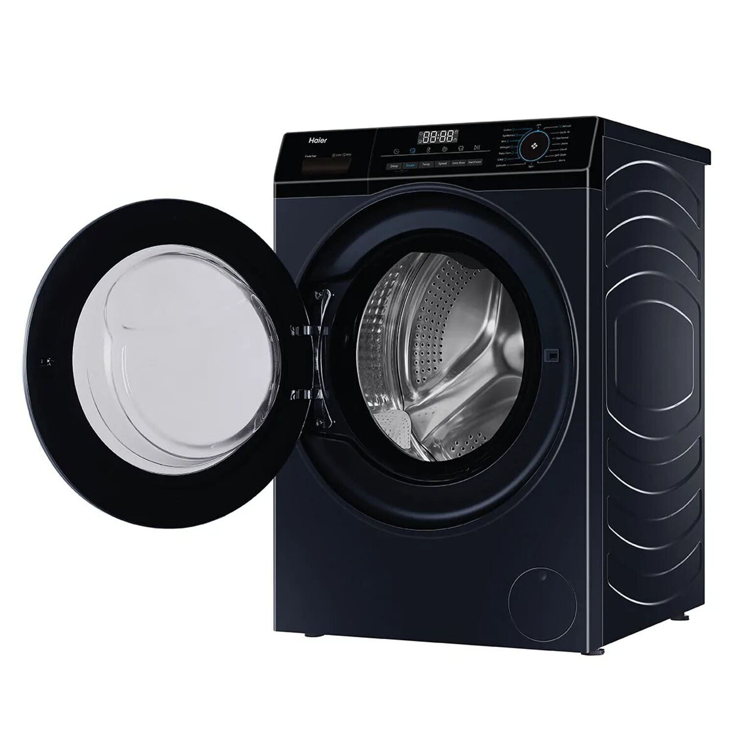 Haier 7 KG 1200 RPM Fully Automatic Frontload Machine with Inverter Motor, 525MM Super Drum, Dual Spray and Built-in Wi-Fi, Black, HW70-IM12929BKU1 Haier 7 KG 1200 RPM Fully Automatic Frontload Machine with Inverter Motor, 525MM Super Drum, Dual Spray and Built-in Wi-Fi, Black, HW70-IM12929BKU1 - Image 6