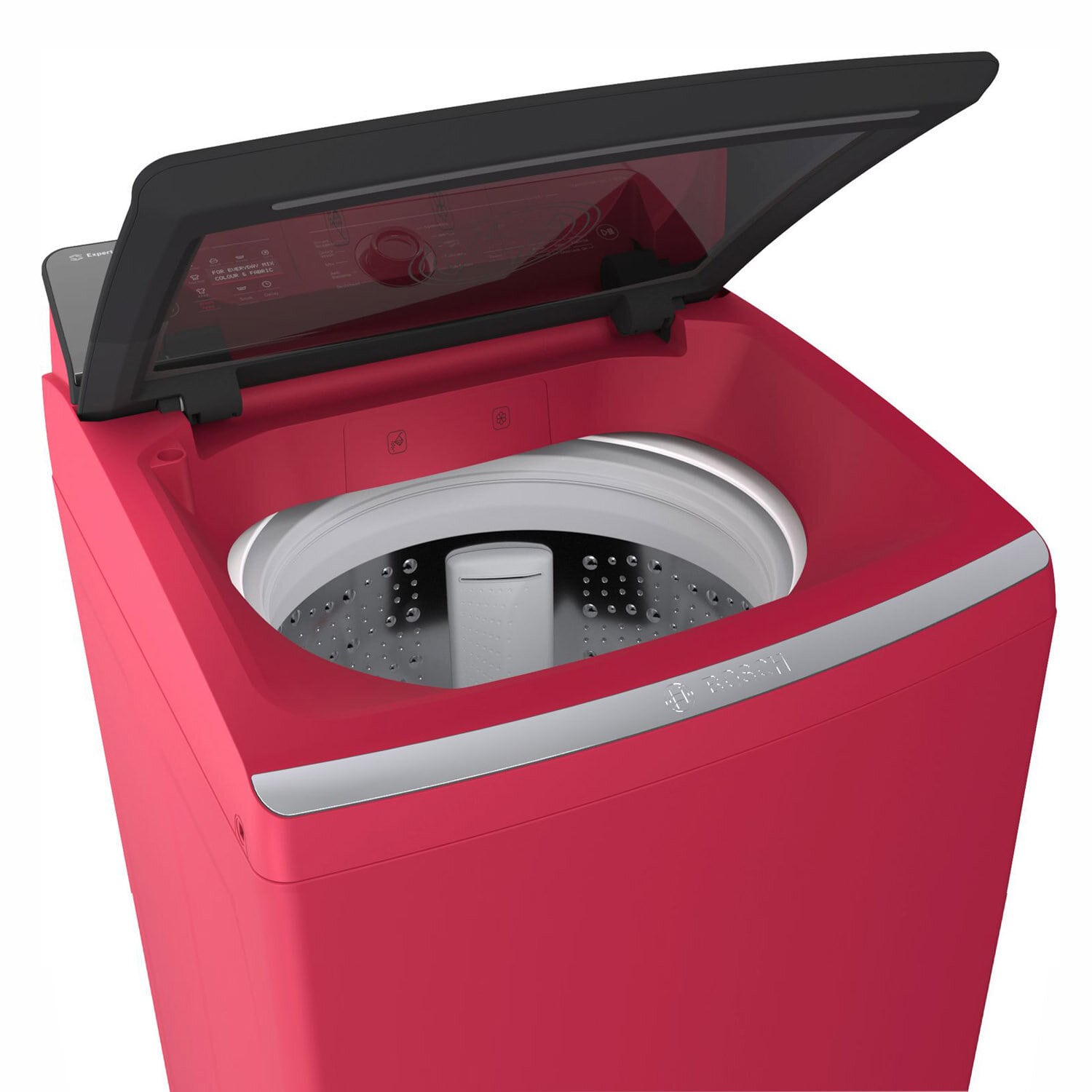 Bosch 7.5 KG Fully Automatic Top Load with Jog Dial and Powerwave Wash System, Red, WOI755ROIN - Image 5