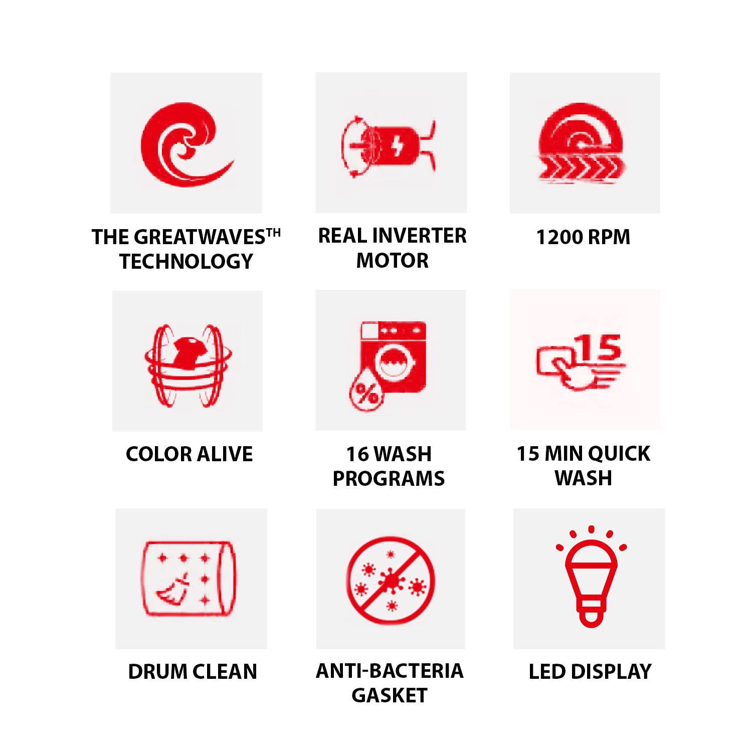 Toshiba 8KG Fully Automatic Inverter Front Load Machine with In-built Heater, White, TW-BJ90S2 - Image 11