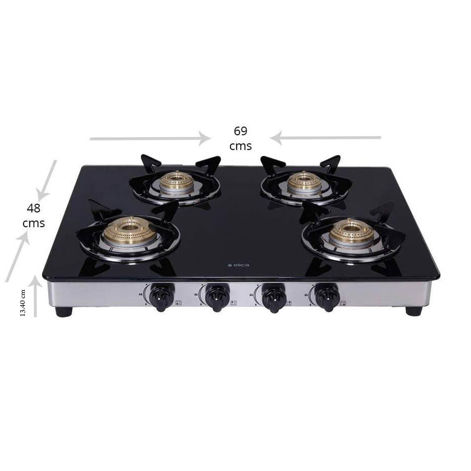 Elica Free-standing Cooktop 694 CT Vetro 2J TKN Crown Dt Series - Image 10