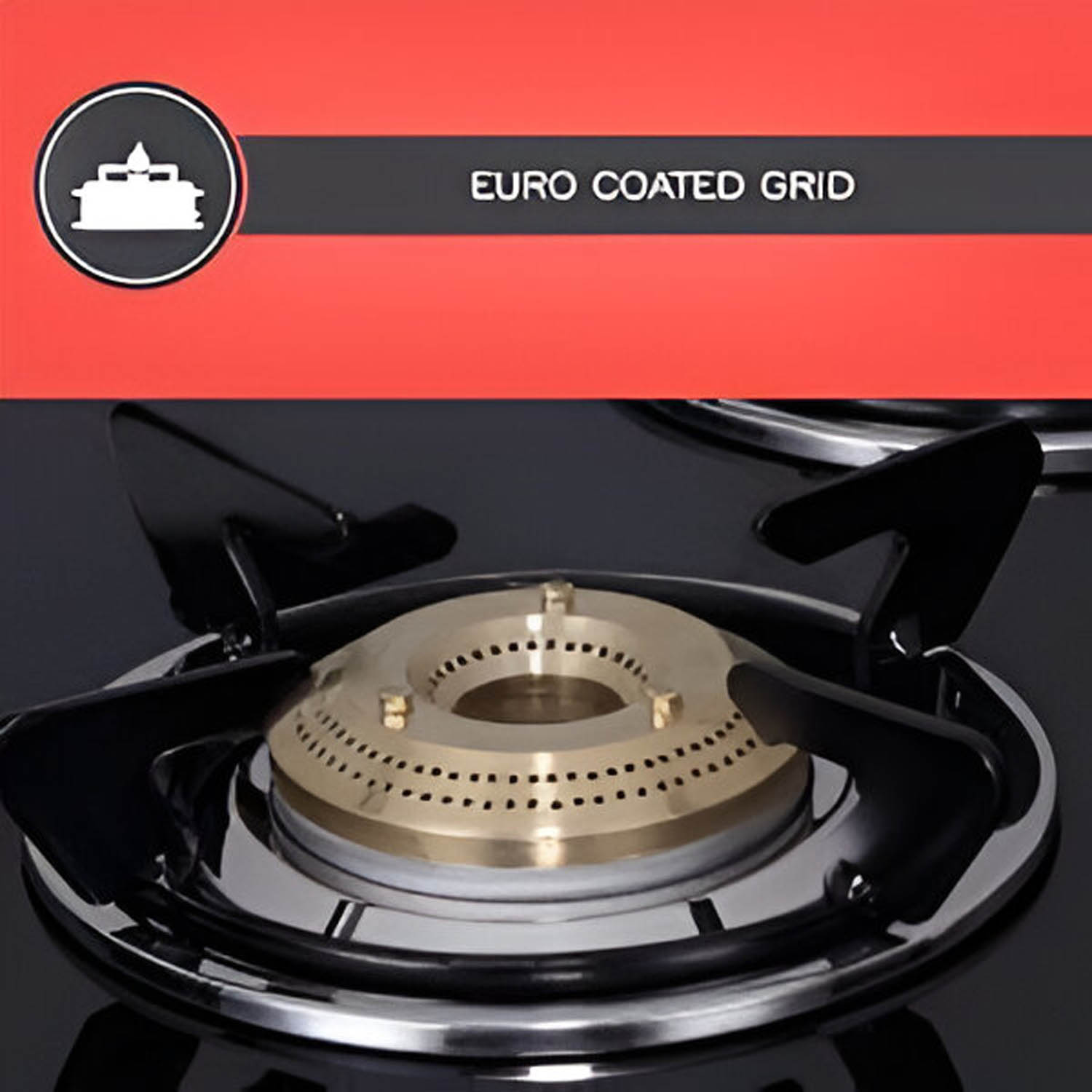 Elica Free-standing Cooktop 694 CT Vetro 2J TKN Crown Dt Series - Image 4