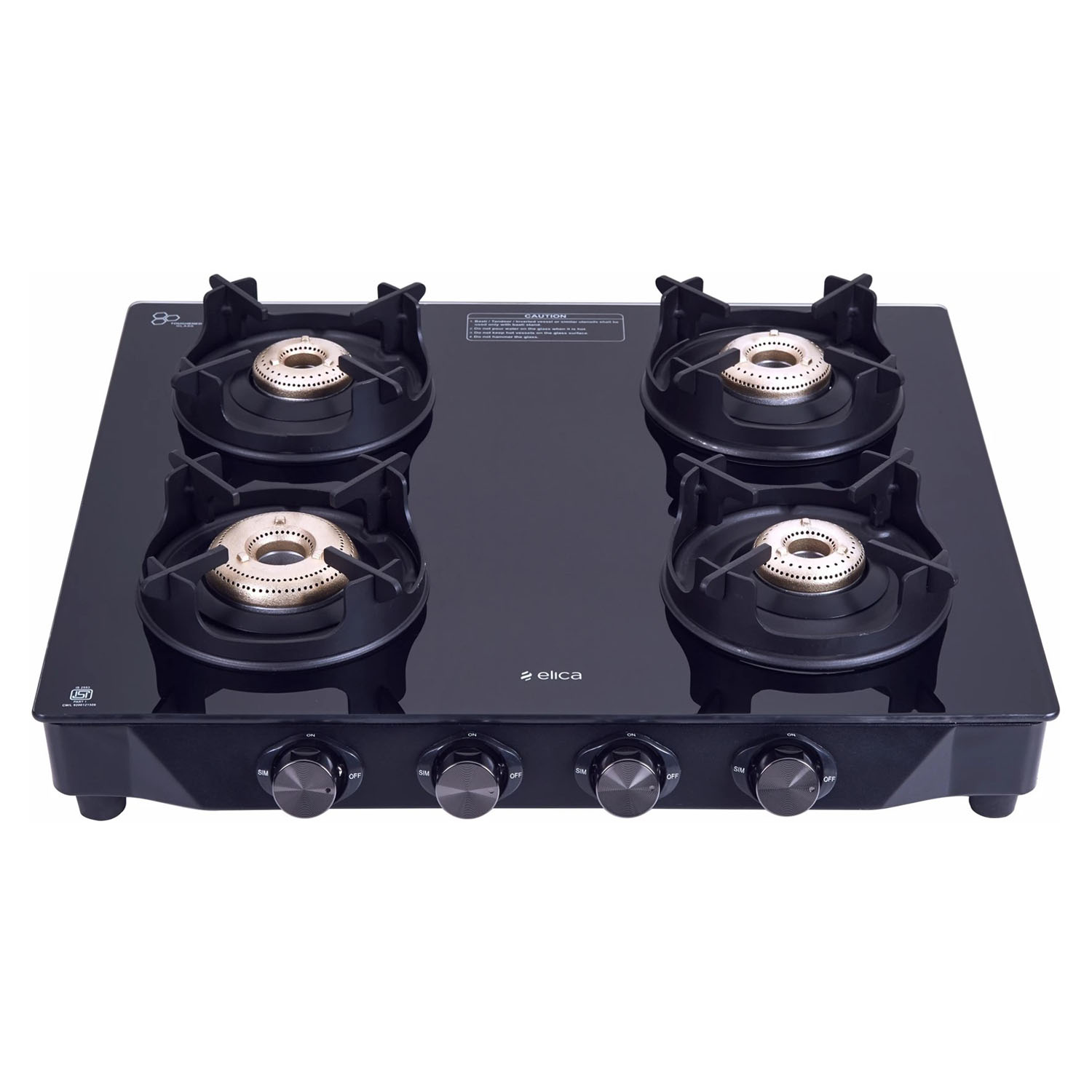 Elica Free-standing Cooktop Crest 460J Nero Elica Free-standing Cooktop Crest 460J Nero - Image 1