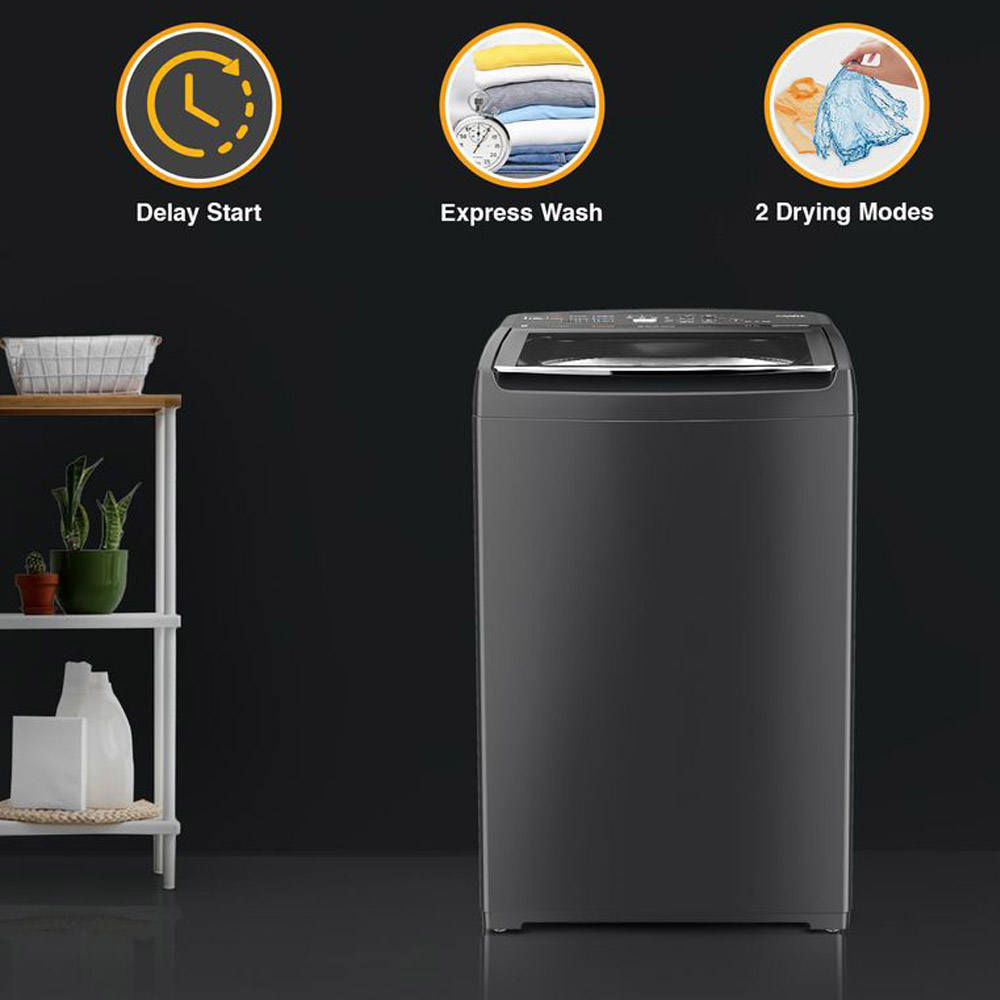 Whirlpool 7.5 KG Fully Automatic Top Load Machine with Hard Water Wash, Zero Pressure Fill and 5 Star Rating, Grey, Whitemagic Elite Plus Whirlpool 7.5 KG Fully Automatic Top Load Machine with Hard Water Wash, Zero Pressure Fill and 5 Star Rating, Grey, Whitemagic Elite Plus - Image 9