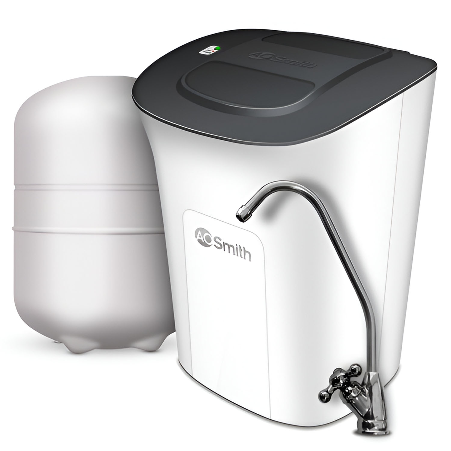 AO Smith Under the Sink UV Water Purifier with 6 stage purification, Goose Neck Faucet and 1 Year Warranty, White, U2-Pro Plus With Storage - Image 3