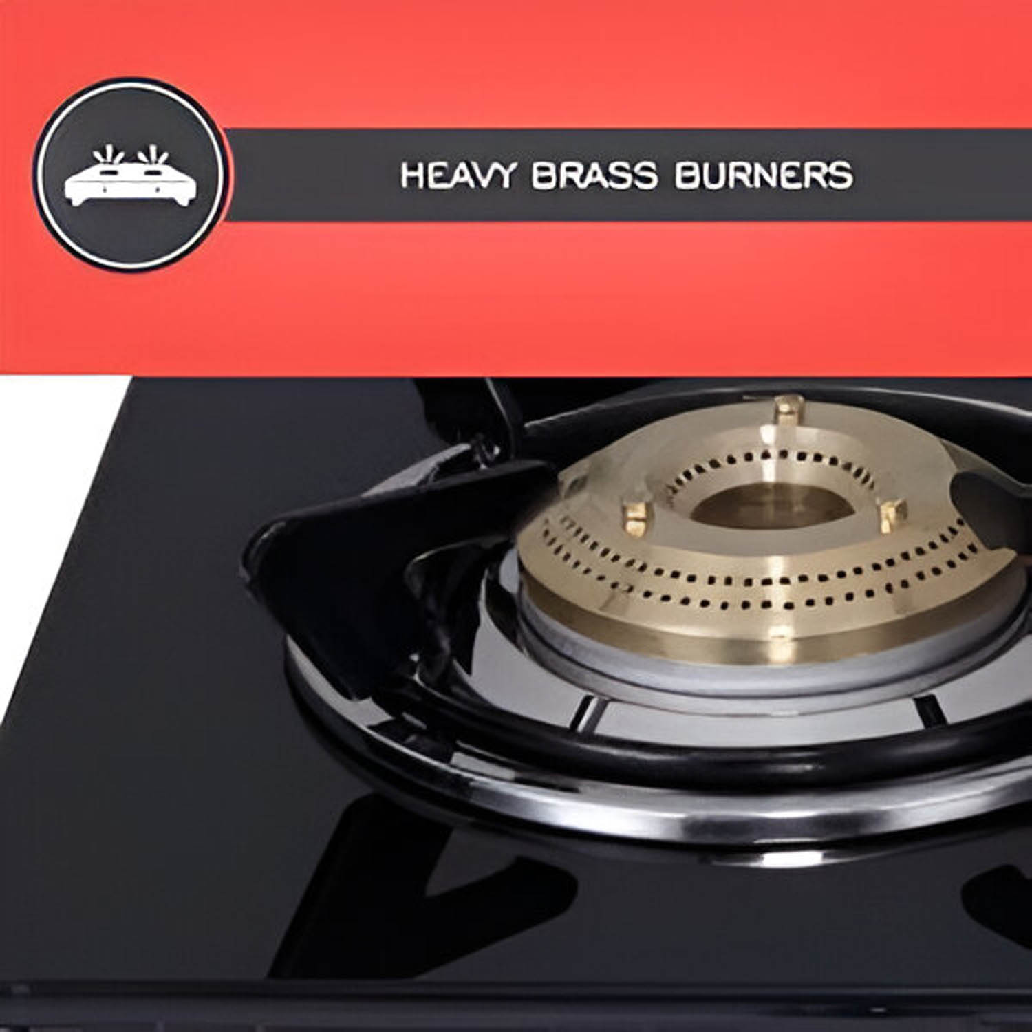 Elica Free-standing Cooktop 694 CT Vetro 2J TKN Crown Dt Series - Image 2