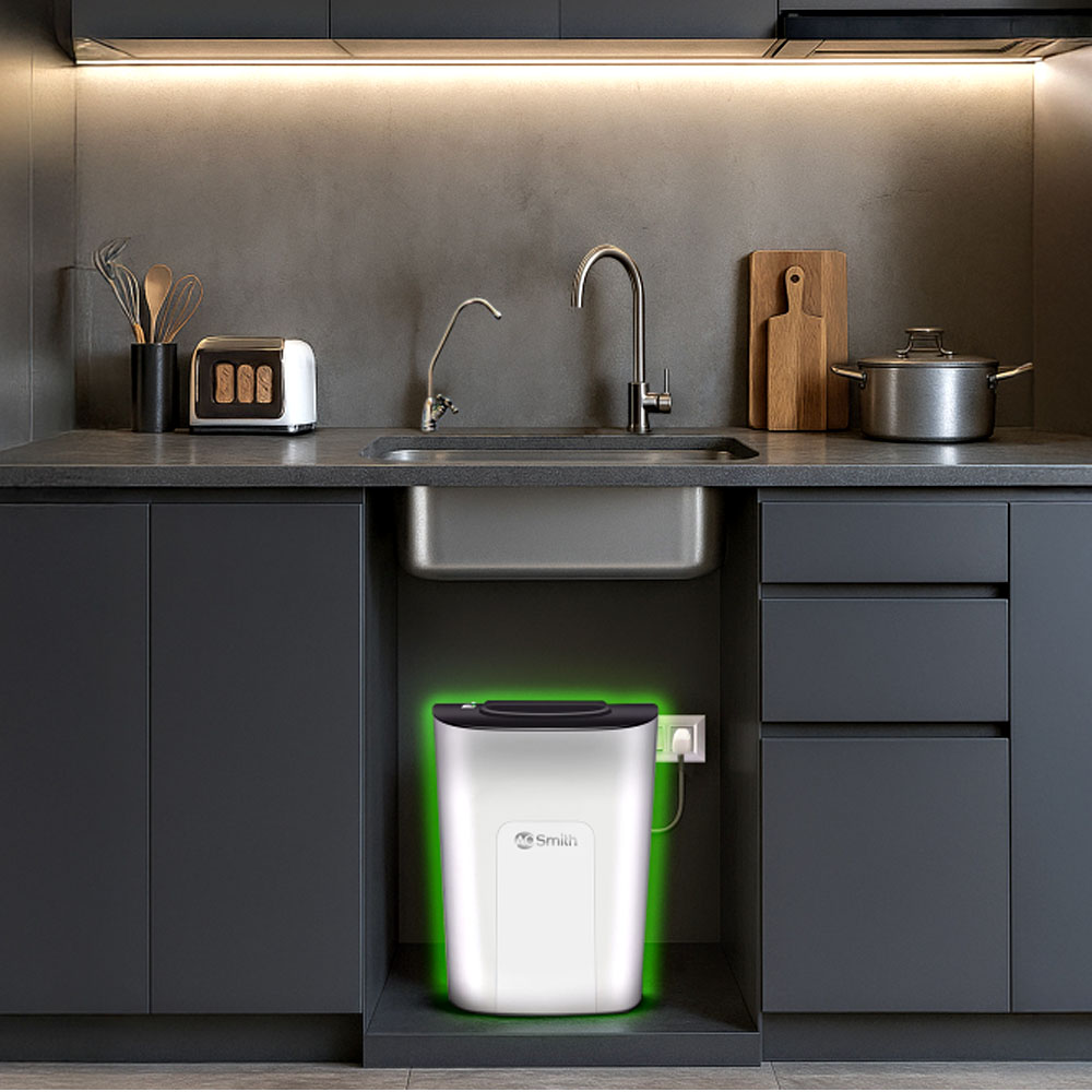 AO Smith Under the Sink UV Water Purifier with 6 stage purification, Goose Neck Faucet and 1 Year Warranty, White, U2 Pro, Without Storage - Image 5