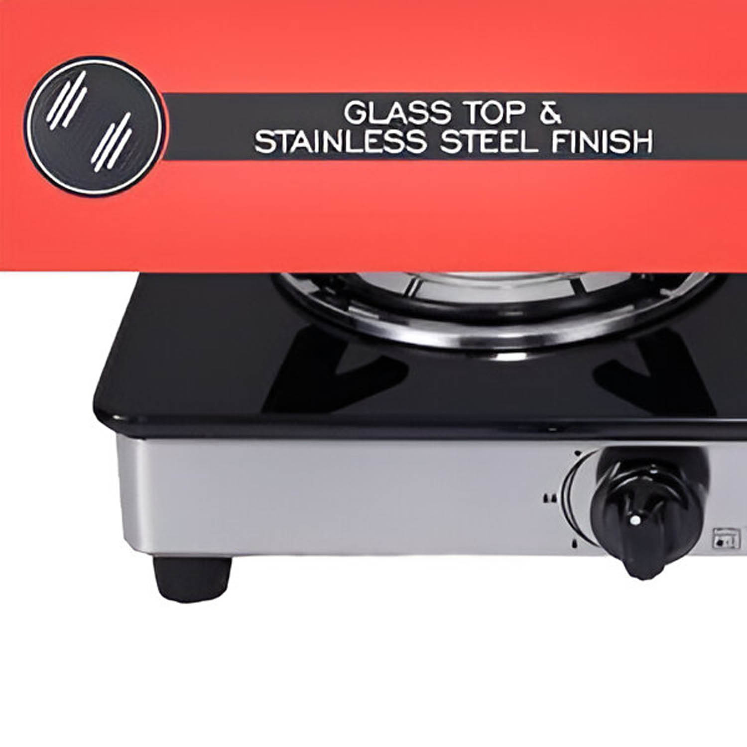 Elica Free-standing Cooktop 694 CT Vetro 2J TKN Crown Dt Series - Image 5