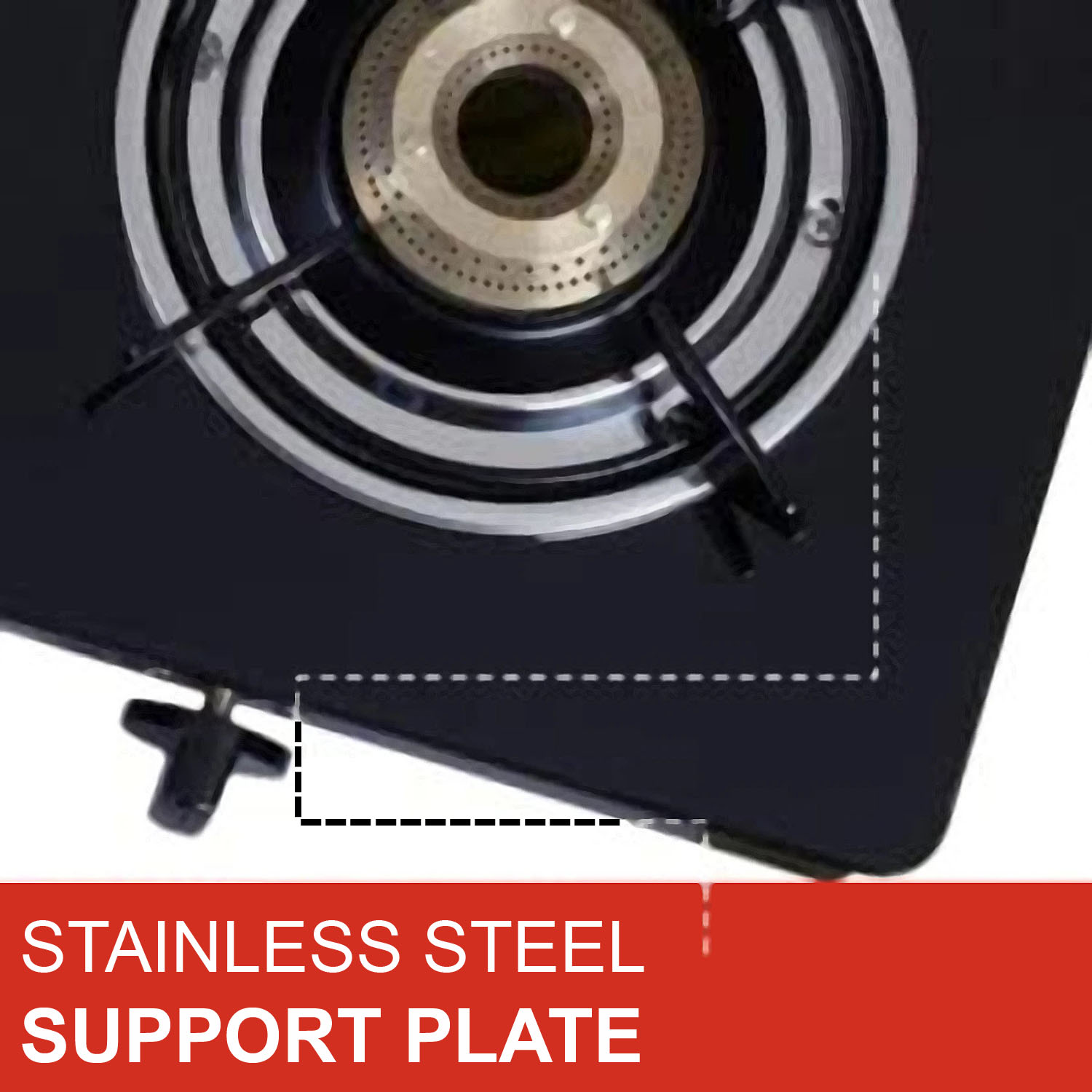 Elica Free-standing Cooktop 594 CT Vetro Black Elica Free-standing Cooktop 594 CT Vetro Black - Image 5