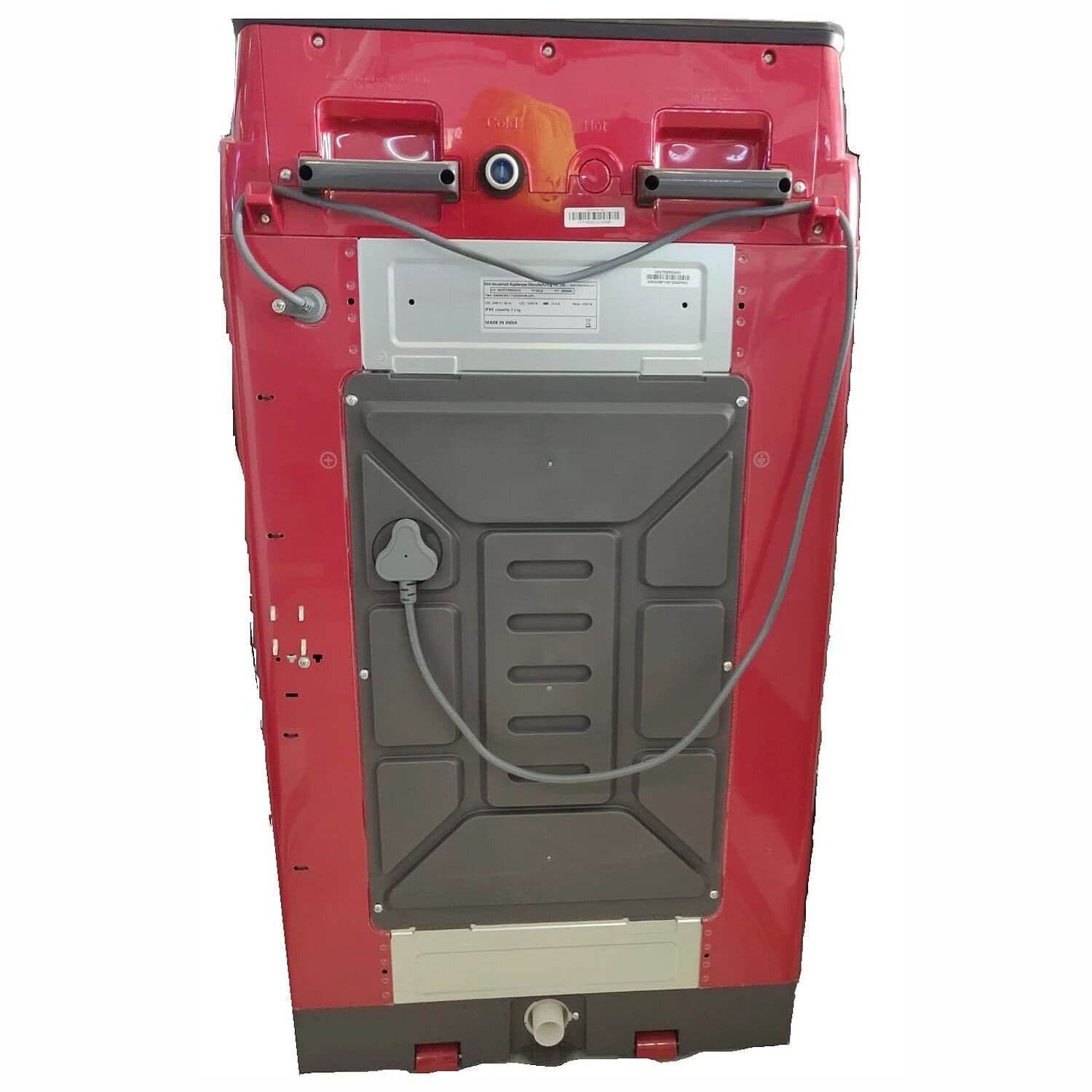 Bosch 7.5 KG Fully Automatic Top Load with Jog Dial and Powerwave Wash System, Red, WOI755ROIN - Image 6