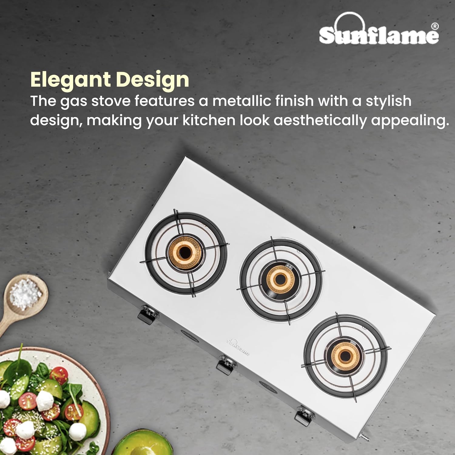 Sunflame Free-standing Cooktop BONUS 3B DX - Image 7