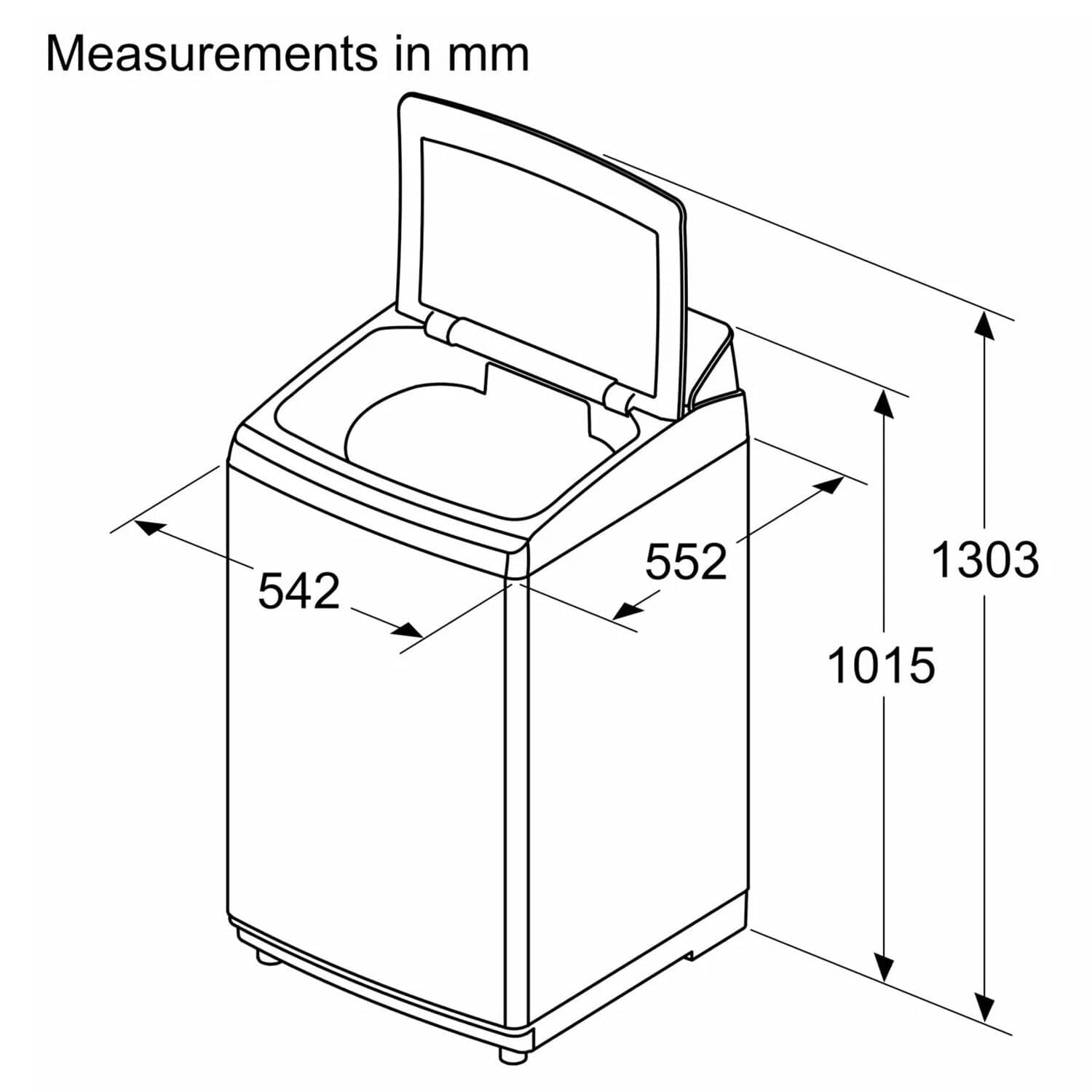 Bosch 7.5 KG Fully Automatic Top Load Machine with Reload Function, White, WOE751WOIN - Image 7