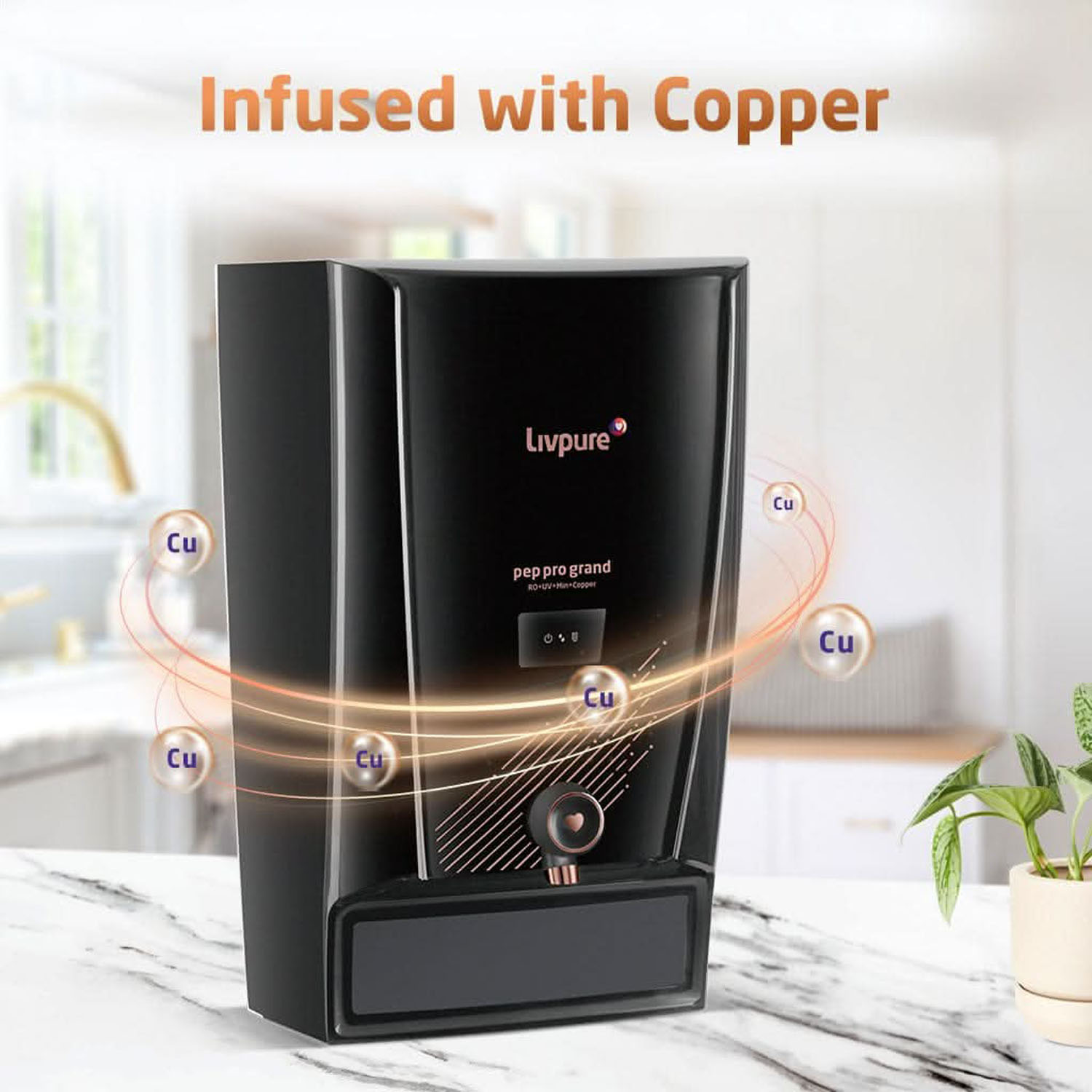 Livpure RO water purifier LIV-PEP-PRO-GRAND-COPPER(N) - Image 2