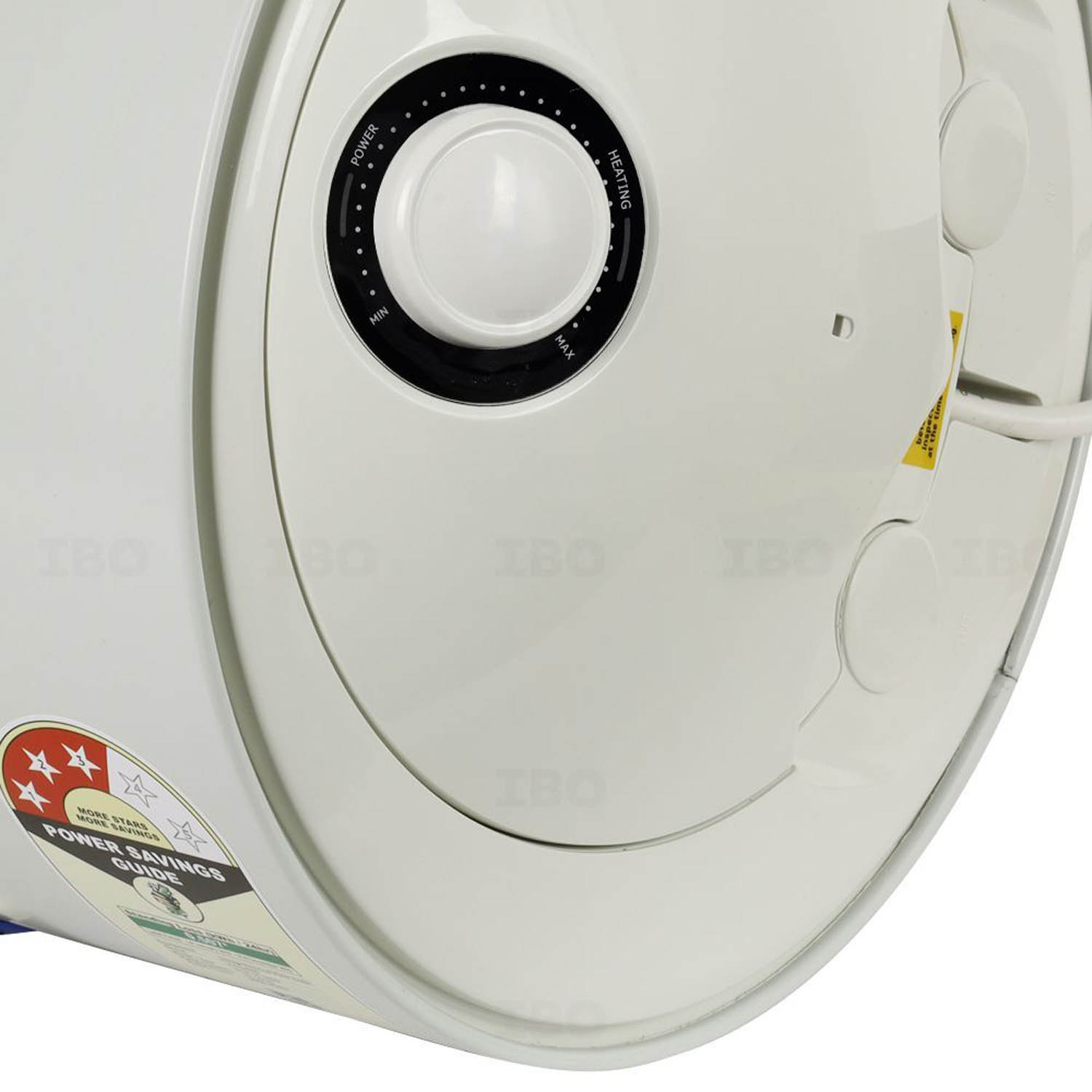 V-Guard Storage Water Heater with 3 Star Rating, Adjustable knob for temperature setting, 8 Bar Pressure and 2 Year product warranty, White, ECH Sleek-10 L-White - Image 3