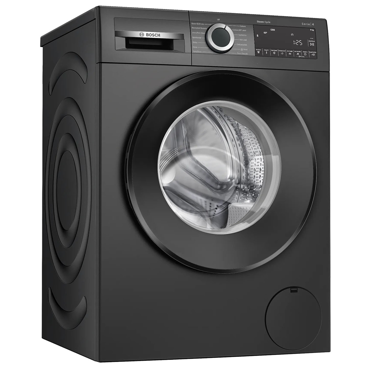 Bosch 8 KG 1200 RPM Fully Automatic Front Load Machine with Stain Wash Selection with 8 Programes, Dark Lake, WGA1320TIN - Image 3