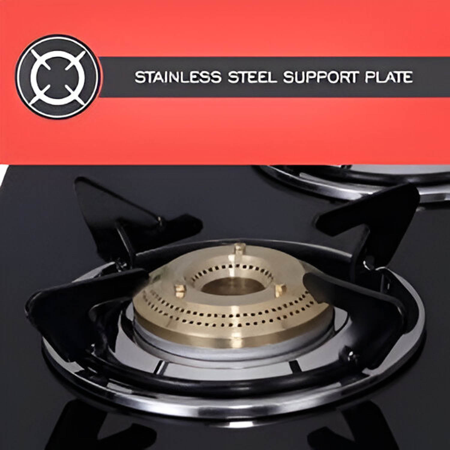 Elica Free-standing Cooktop 694 CT Vetro 2J TKN Crown Dt Series - Image 3