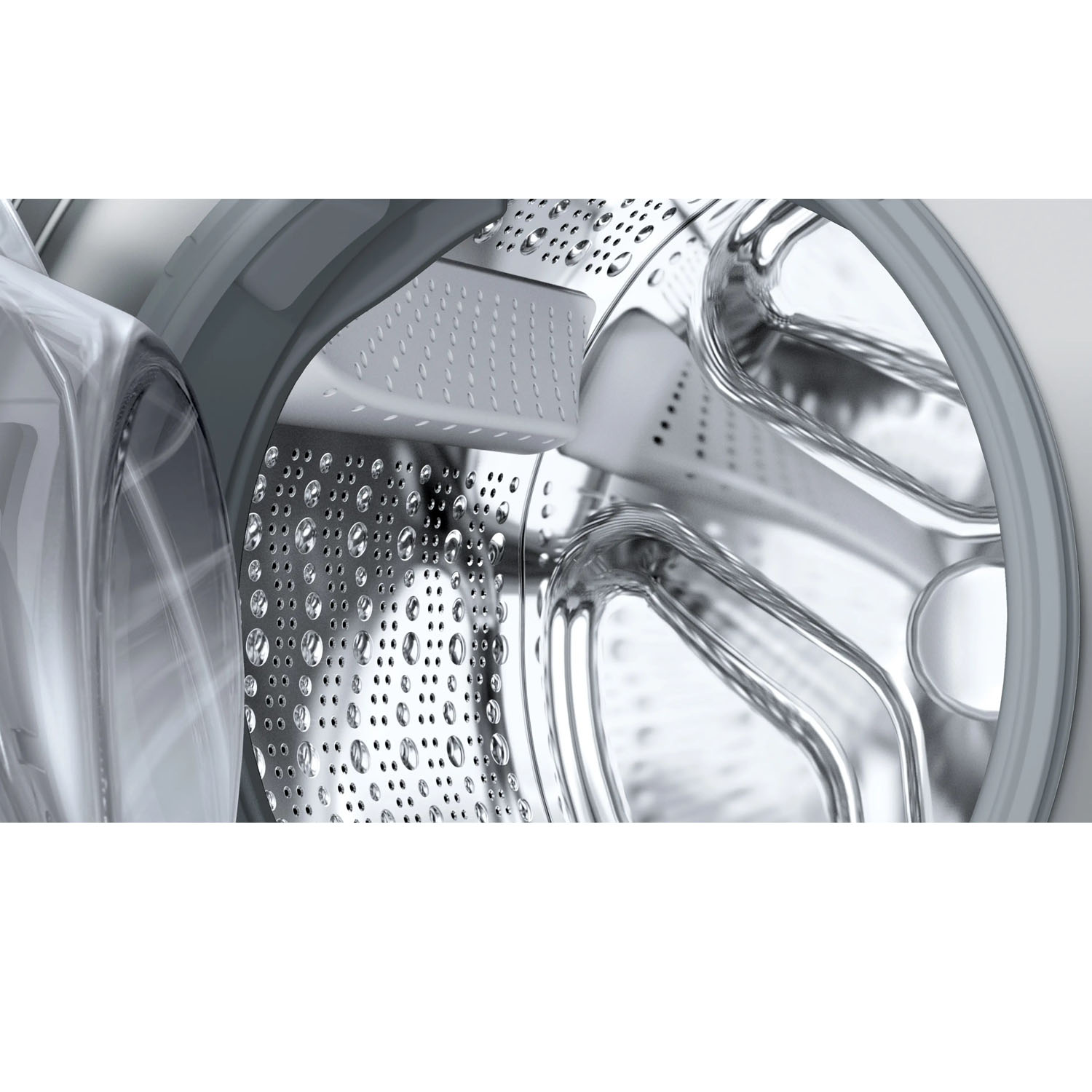 Bosch 8 KG 1200 RPM Fully Automatic Front Load Machine with Stain Wash Selection with 8 Programes, Silver, WGA1320SIN Bosch 8 KG 1200 RPM Fully Automatic Front Load Machine with Stain Wash Selection with 8 Programes, Silver, WGA1320SIN - Image 3