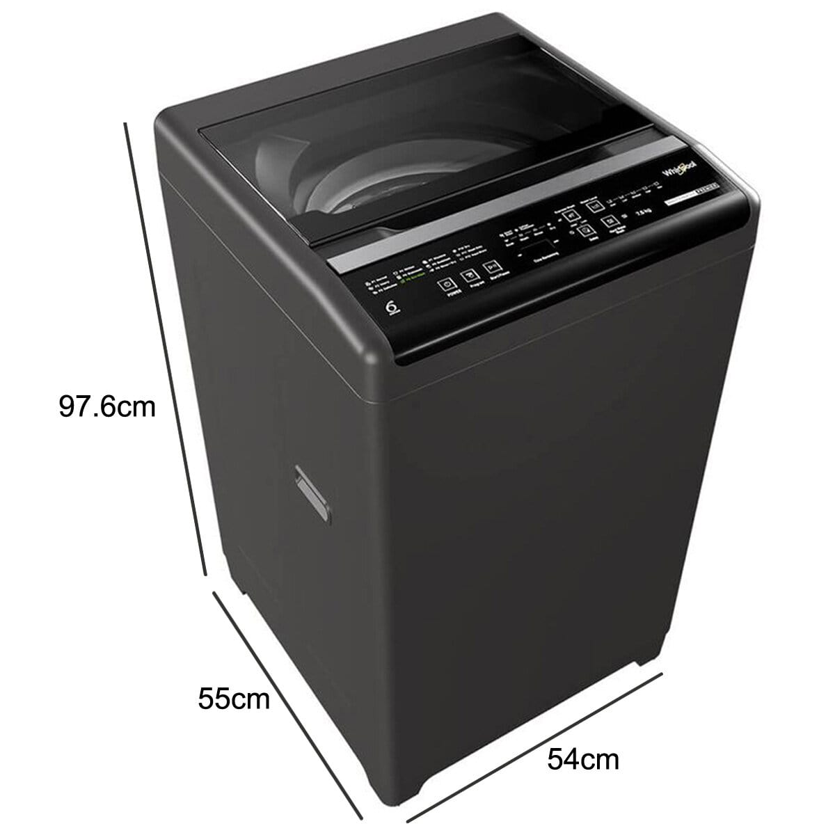 Whirlpool 7.5KG Top Load Fully Automatic Washing Machine, Grey, PREMIER GENX 7.5 Whirlpool 7.5KG Top Load Fully Automatic Washing Machine, Grey, PREMIER GENX 7.5 - Image 7