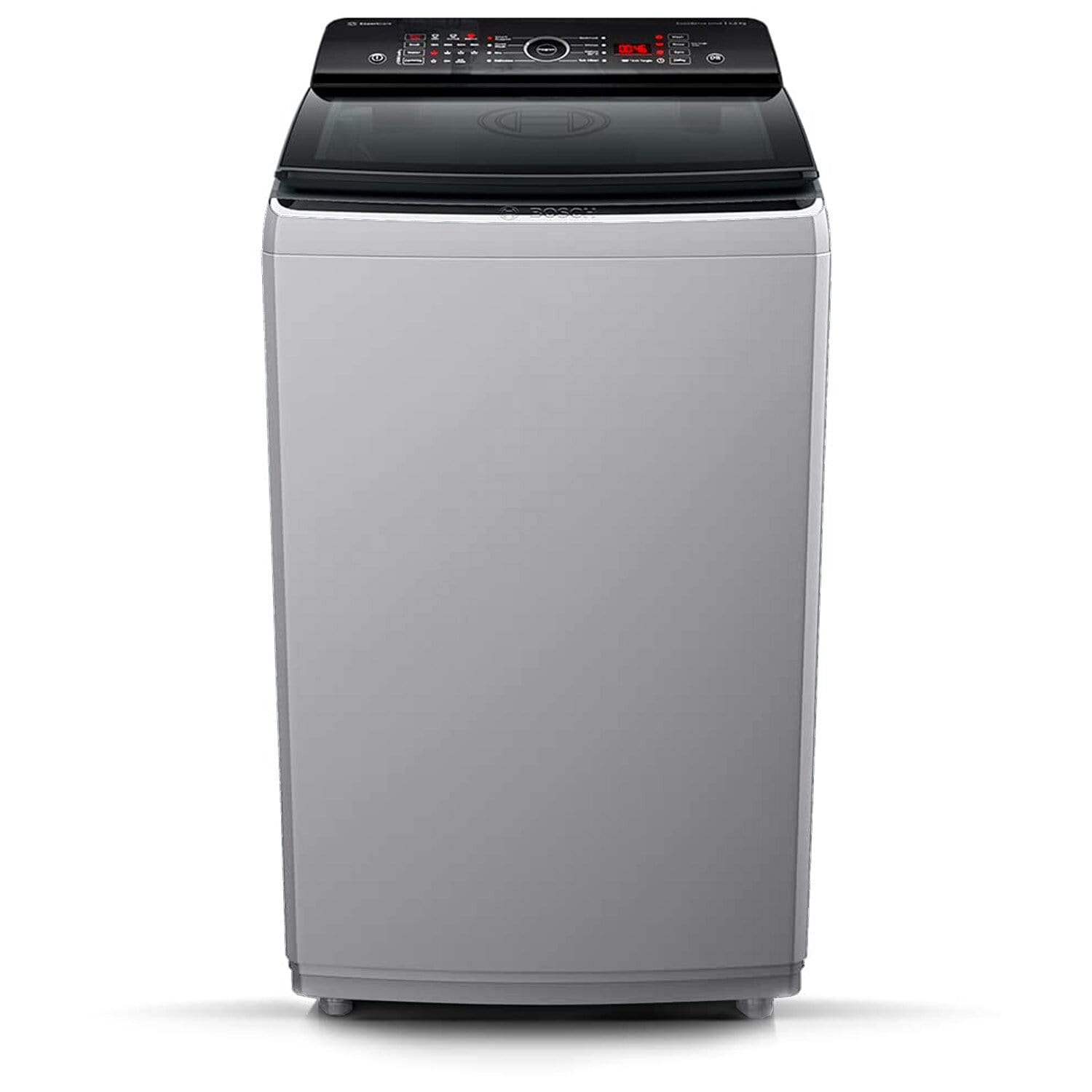 Bosch 8 KG Fully Automatic Top Load Machine with Stainless Steel Drum and Digital Display, Silver, WOE802S7IN - Image 1