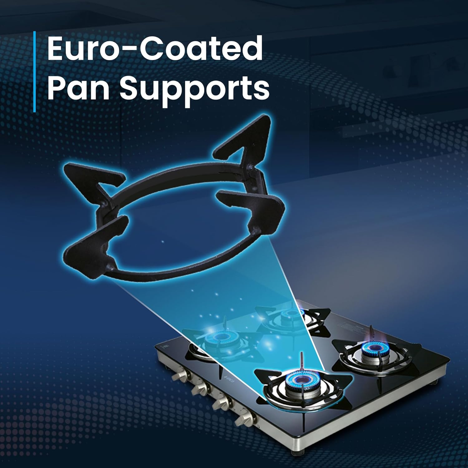 Elica Free-standing Cooktop 594 CT Vetro 1J DT Series - Image 5