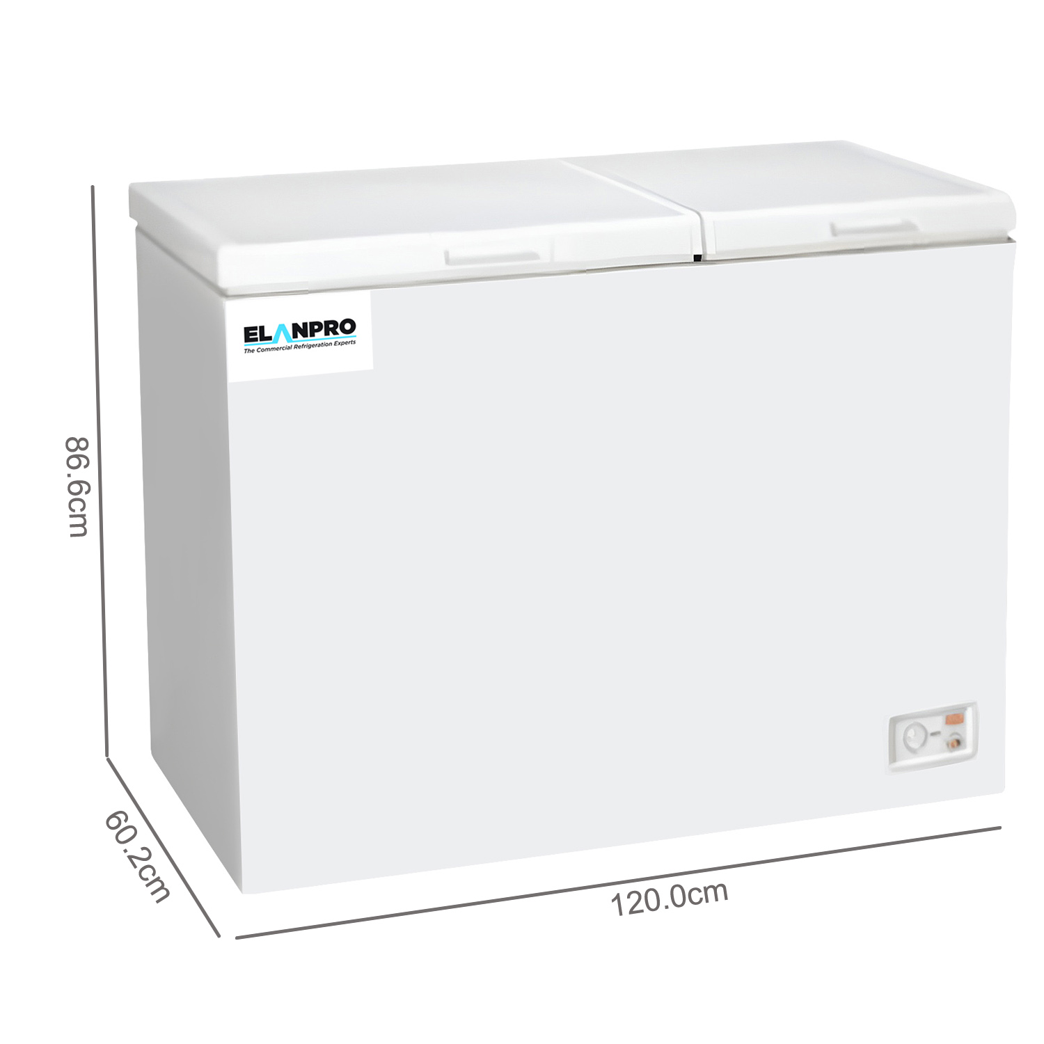 Elanpro 287L, Double Door, Combi (Cooler + Freezer) EF290 - Image 4
