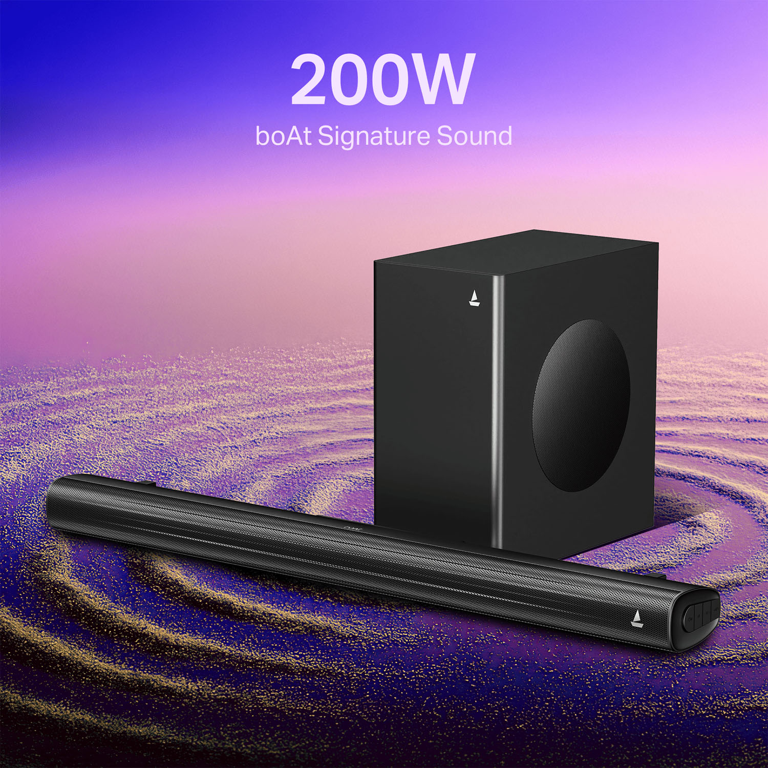 boAt 200(W) Home Theatre & Soundbar Aavante Bar Quake Plus - Image 4
