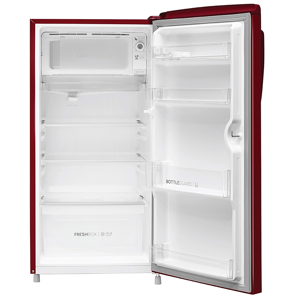 Haier 175 Litre 2 Star Single Door Refrigerator, Red Lotus, HRD-1962CRL-N - Image 4