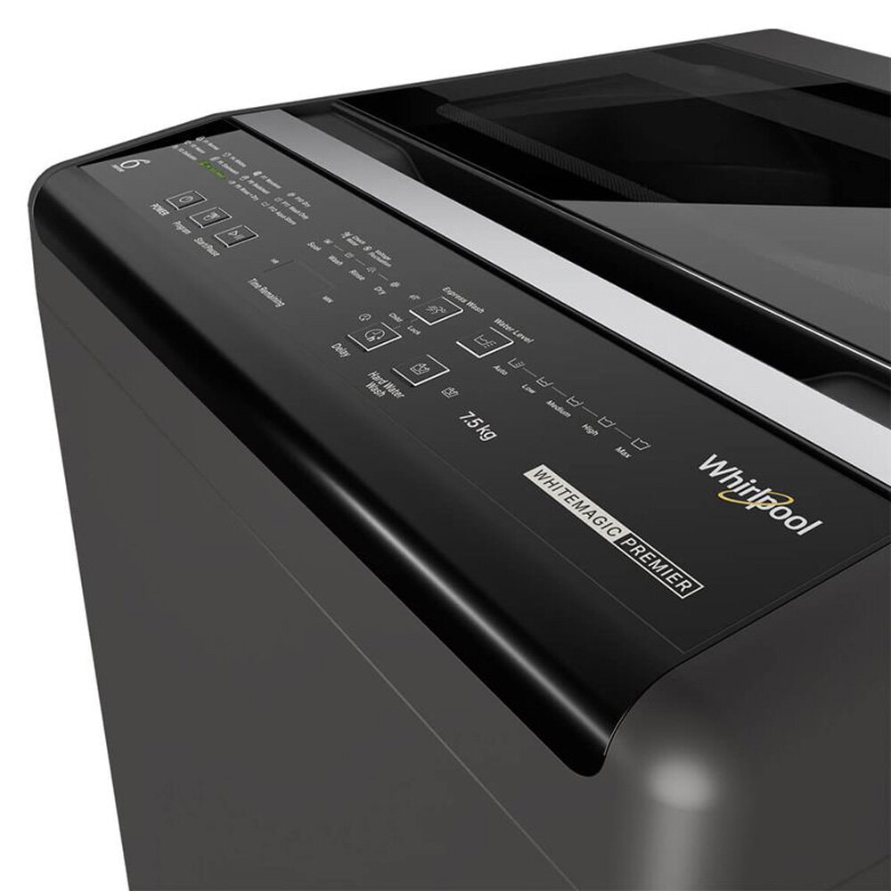 Whirlpool 7.5KG Top Load Fully Automatic Washing Machine, Grey, PREMIER GENX 7.5 Whirlpool 7.5KG Top Load Fully Automatic Washing Machine, Grey, PREMIER GENX 7.5 - Image 5