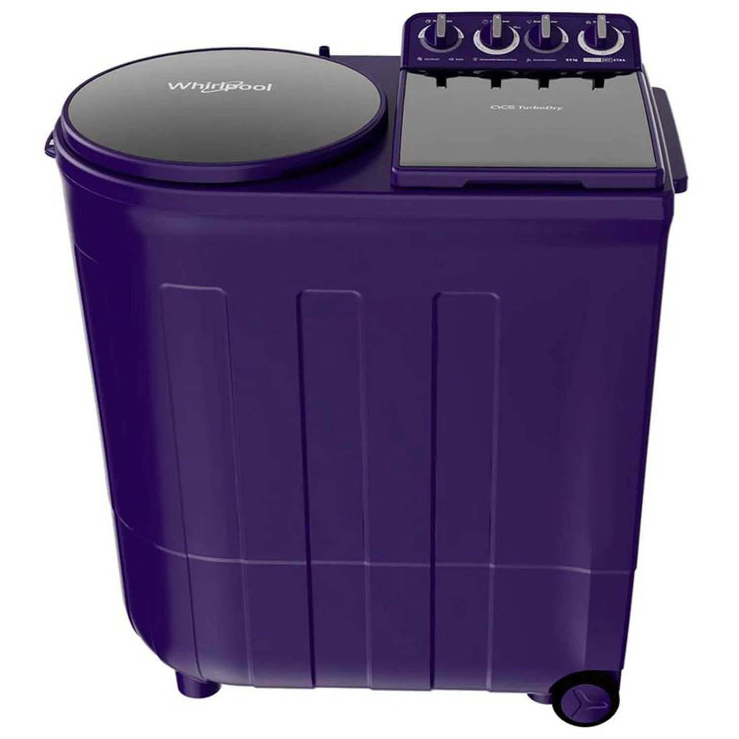 Whirlpool 8.5KG 5 Star Semi-Automatic Washing Machine with Turbo Lint Filter and Faster Drying, Ace Turbo Dry Xtraa-ACE 8.5 TRB DRY XTRAA PURPLE DZL (10YR) - Image 1