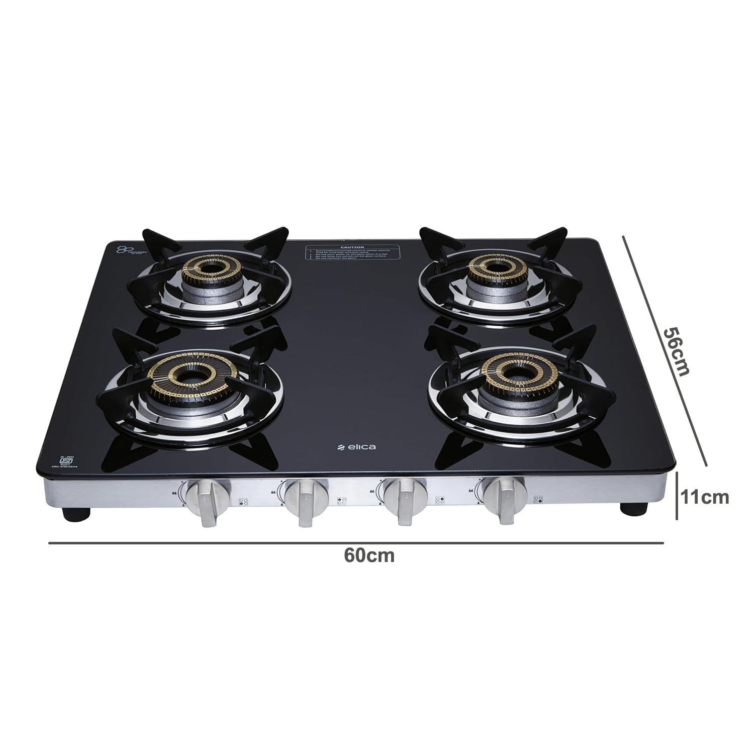 Elica Free-standing Cooktop 594 CT Vetro 1J DT Series - Image 12