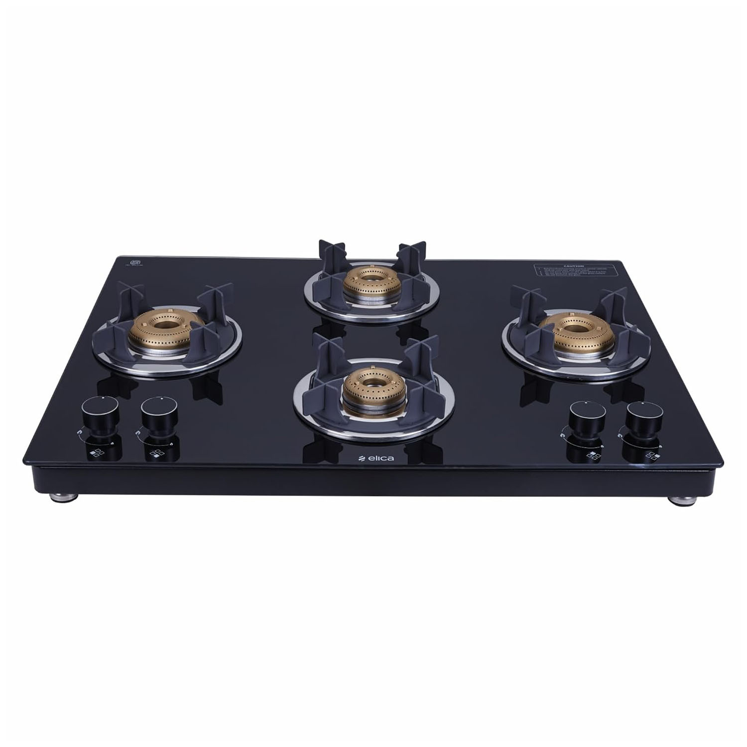 Elica Free-standing Cooktop Mat Onyx 694 Ct Vetro 2J Black - Image 1