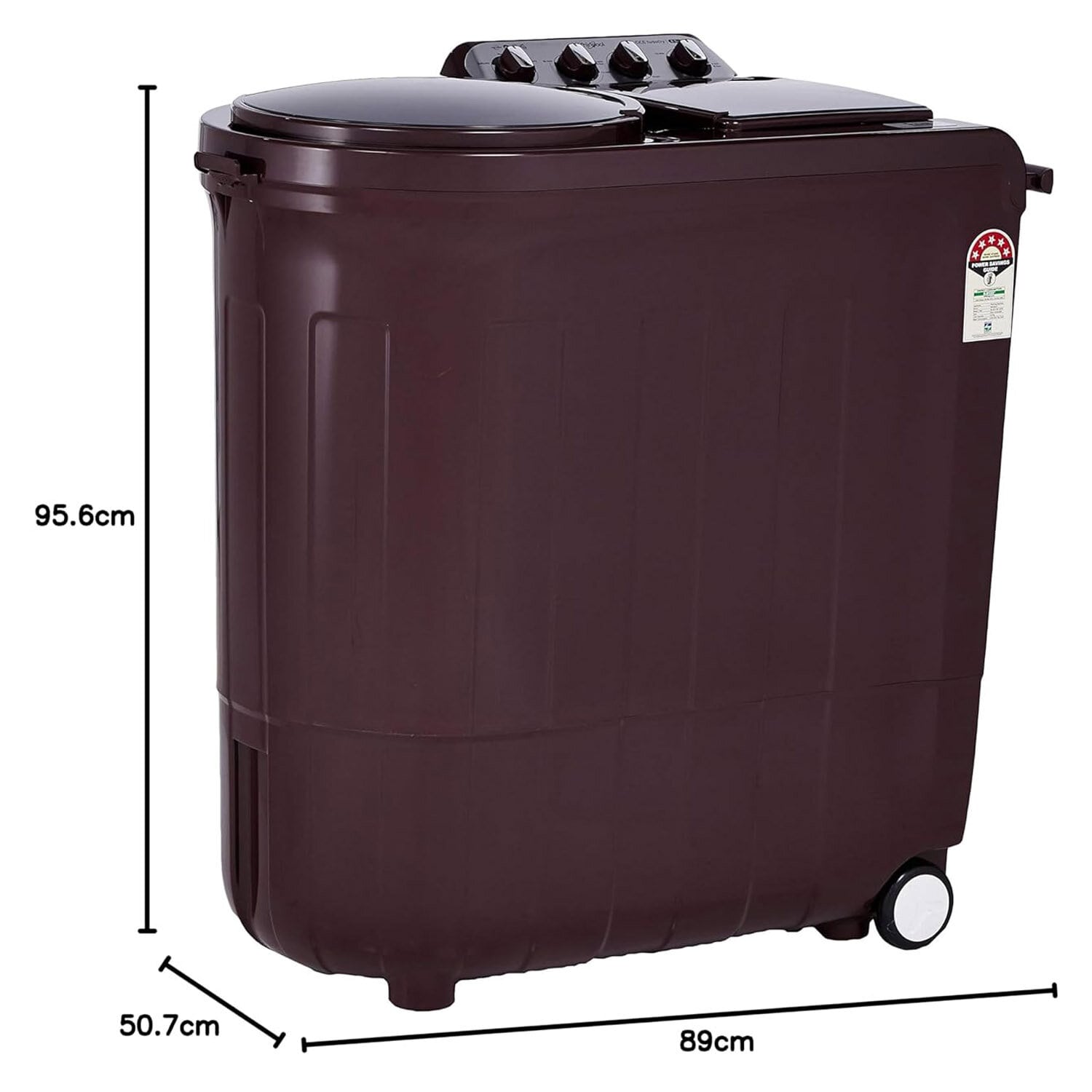 Whirlpool 8.5KG 5 Star Semi-Automatic Washing Machine with Turbo Lint Filter and Faster Drying, Ace Turbo Dry Xtraa-ACE 8.5 TRB DRY XTRAA WINE DZL (10YR) - Image 8