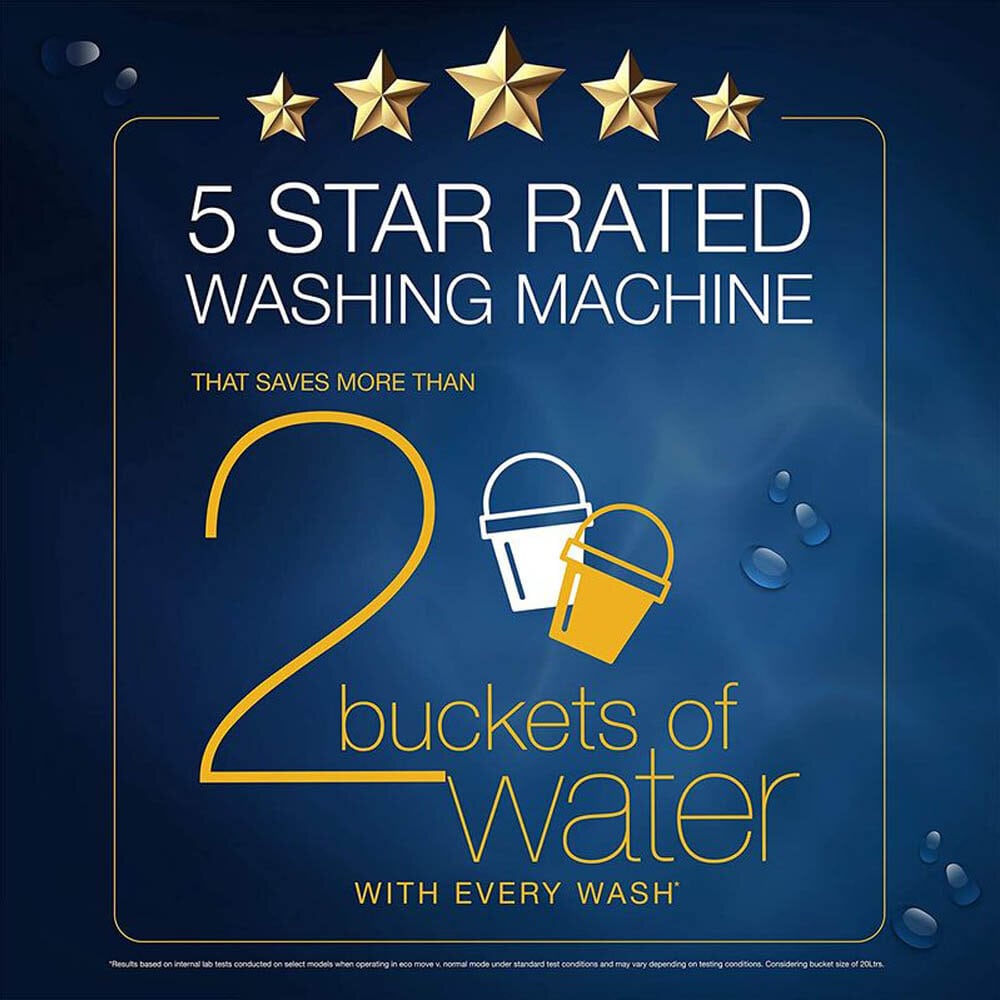 Whirlpool 7.5 KG Fully Automatic Top Load Machine with Hard Water Wash, Zero Pressure Fill and 5 Star Rating, Grey, Whitemagic Elite Plus Whirlpool 7.5 KG Fully Automatic Top Load Machine with Hard Water Wash, Zero Pressure Fill and 5 Star Rating, Grey, Whitemagic Elite Plus - Image 11