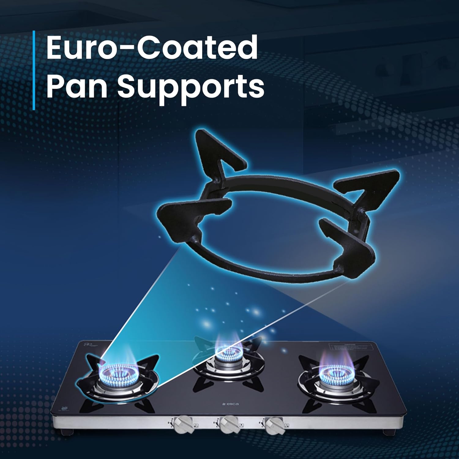 Elica Free-standing Cooktop 773 CT Vetro DT Series Elica Free-standing Cooktop 773 CT Vetro DT Series - Image 4