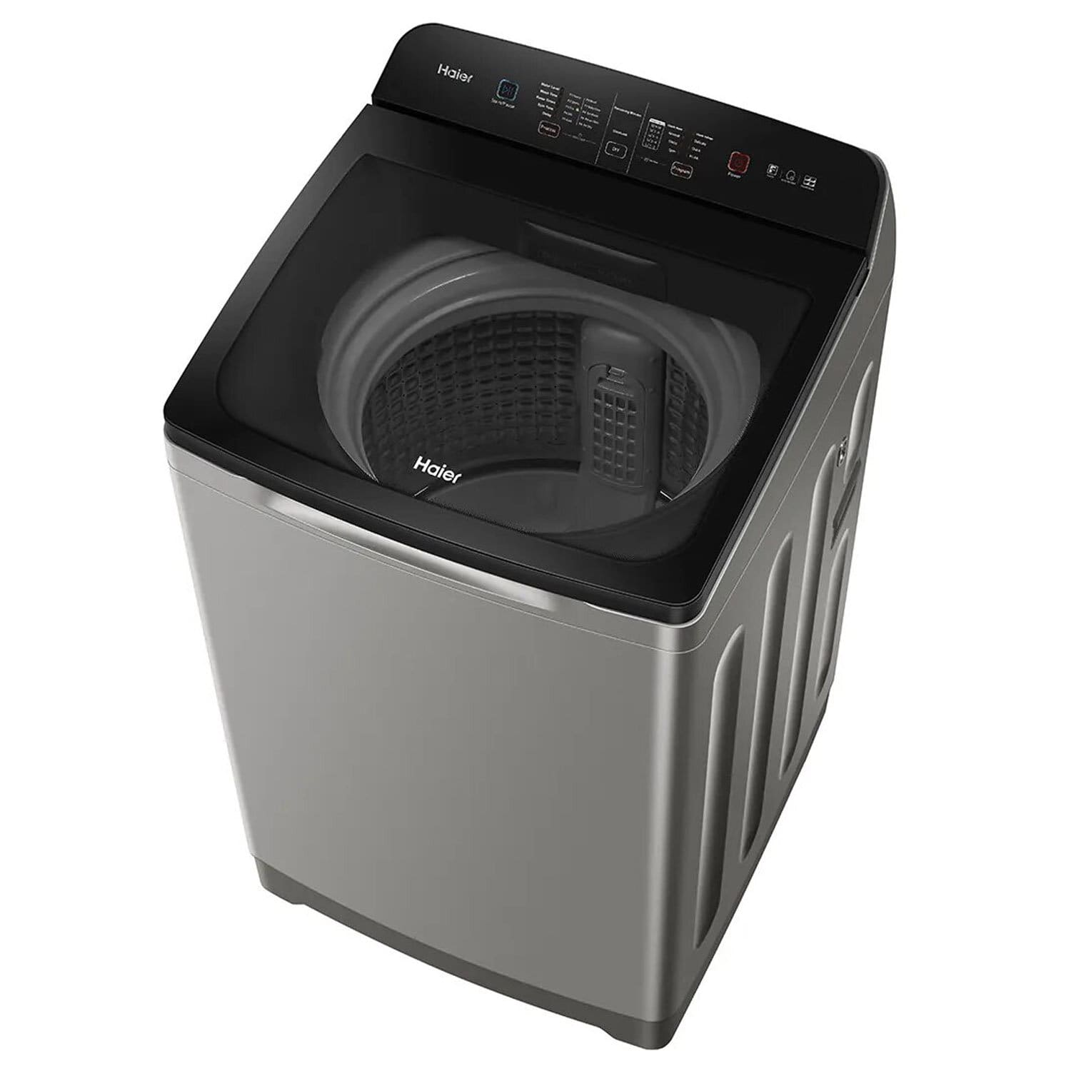 Haier 7.5 KG Fully Automatic Top Load Machine with Back Panel, Built-in Heater and Oceanus Wave Drum and Storm Pulsator, Brown Grey, HWM75-H678ES5 - Image 6