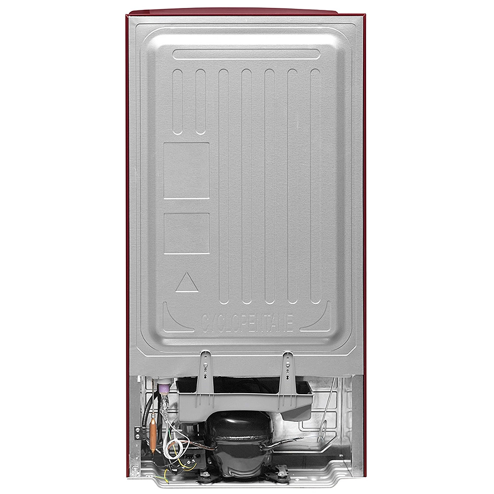 Haier 175 Litre 2 Star Single Door Refrigerator, Red Lotus, HRD-1962CRL-N - Image 6