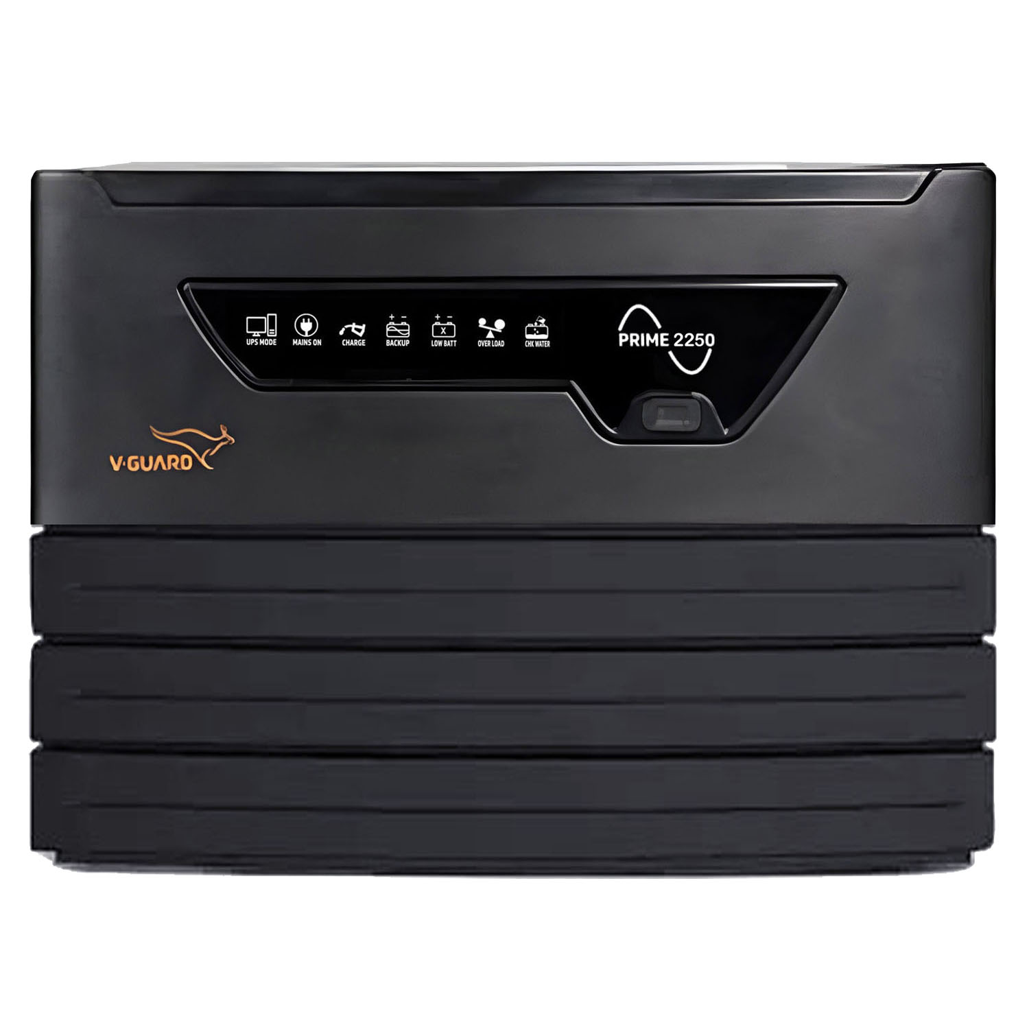 V-Guard 2000VA / 24V Pure Sine Wave Inverter for Home, Office &amp; Shop, Reliable Power Backup, LED Display, Easy Installation, Black, Prime 2250 - Image 1