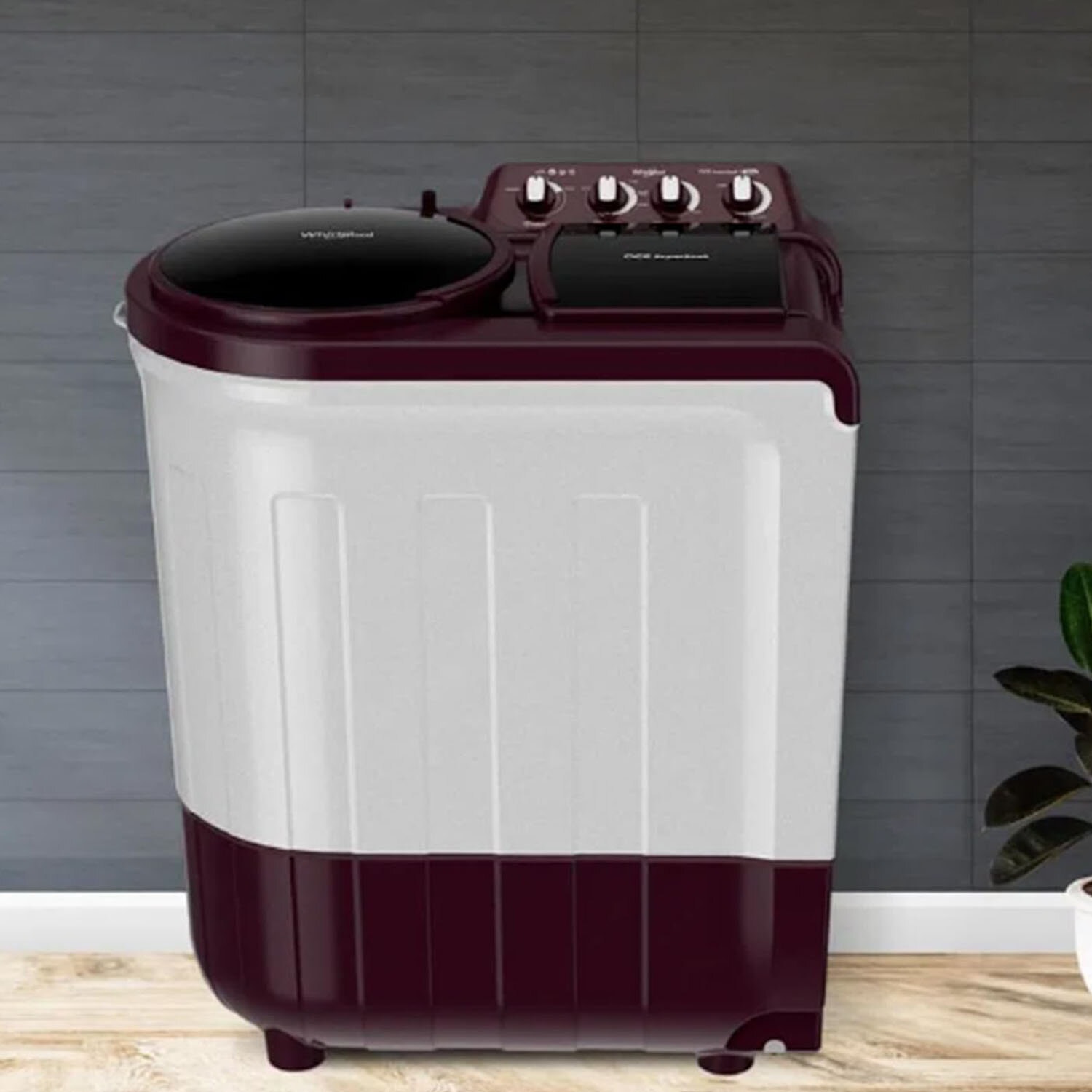 Whirlpool 7KG Semi Automatic Washing Machine, ACE 7.0 SUPER SOAK-ACE 7.0 SUP SOAK (WINE)(5YR) - Image 9