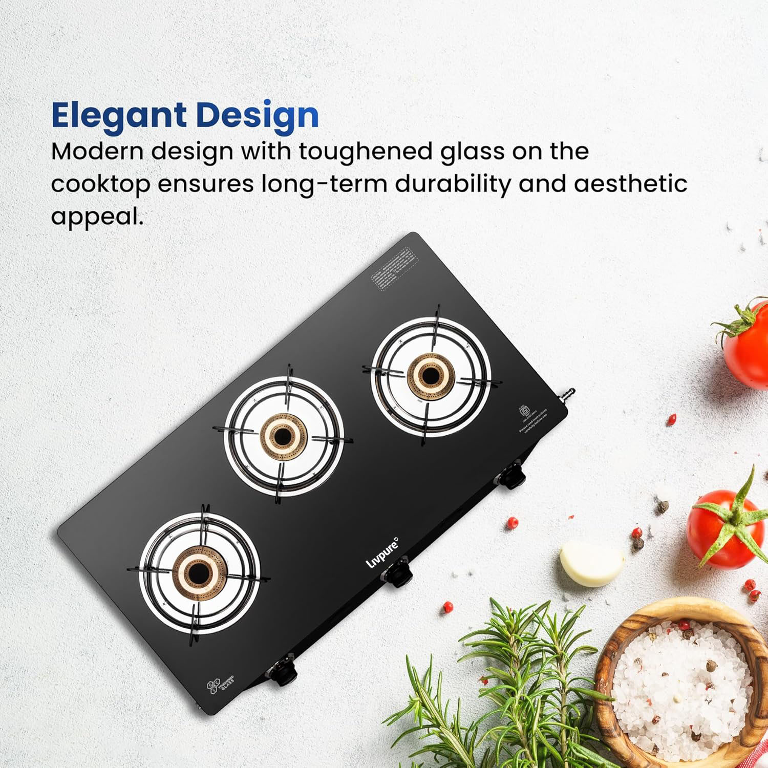 Livpure Free-standing Cooktop ELVA-3B Livpure Free-standing Cooktop ELVA-3B - Image 9