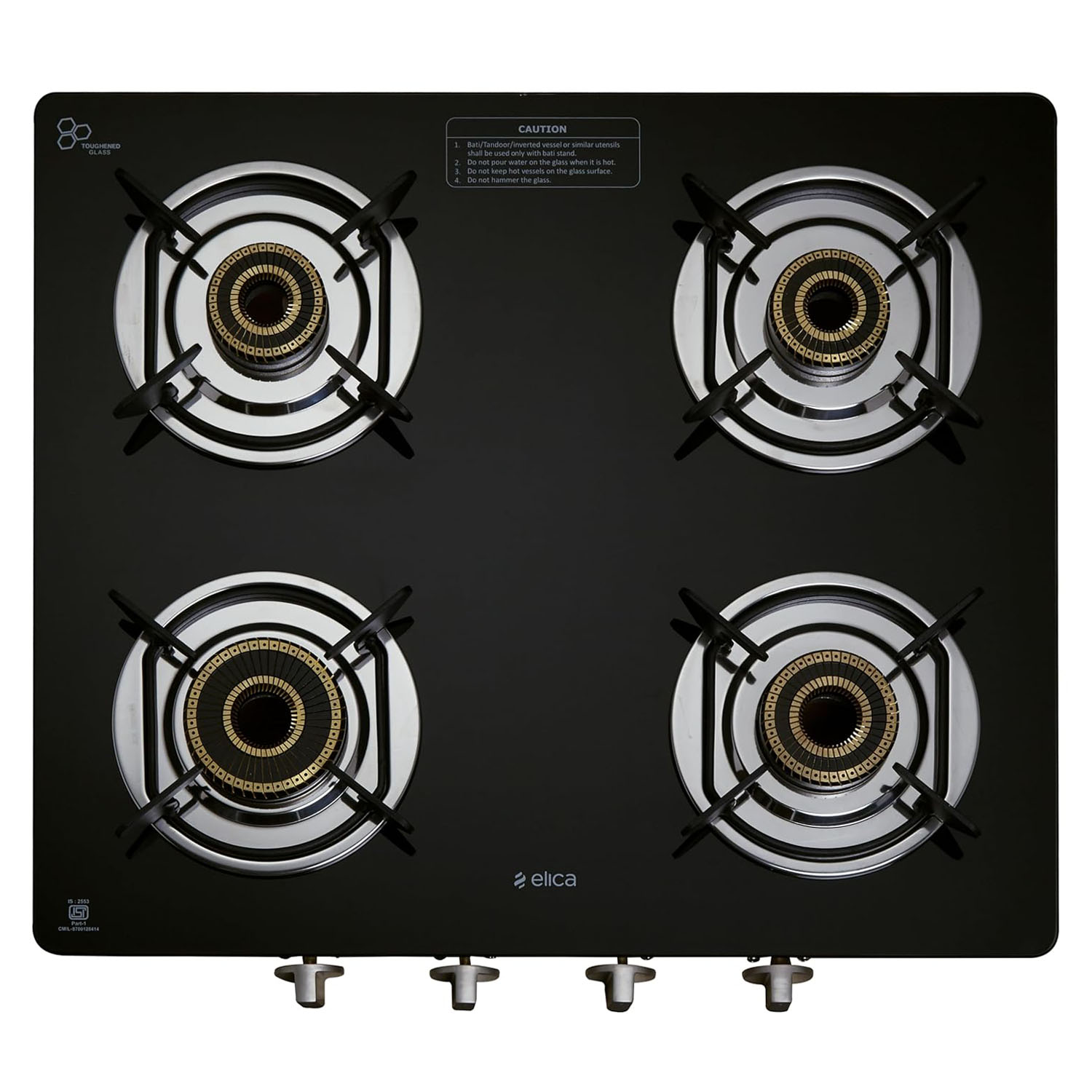 Elica Free-standing Cooktop 594 CT Vetro 1J DT Series - Image 2