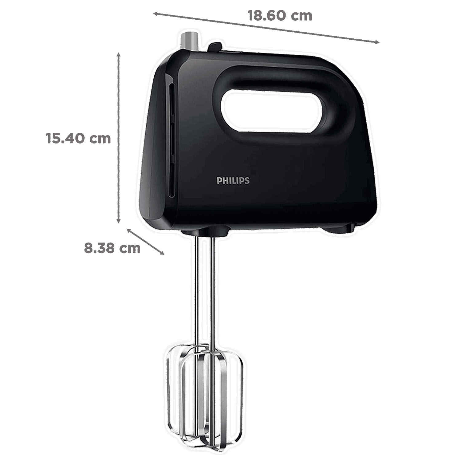 PHILIPS 300 Watt, 5 Speed Hand Mixer, HR3705/10 - Image 7